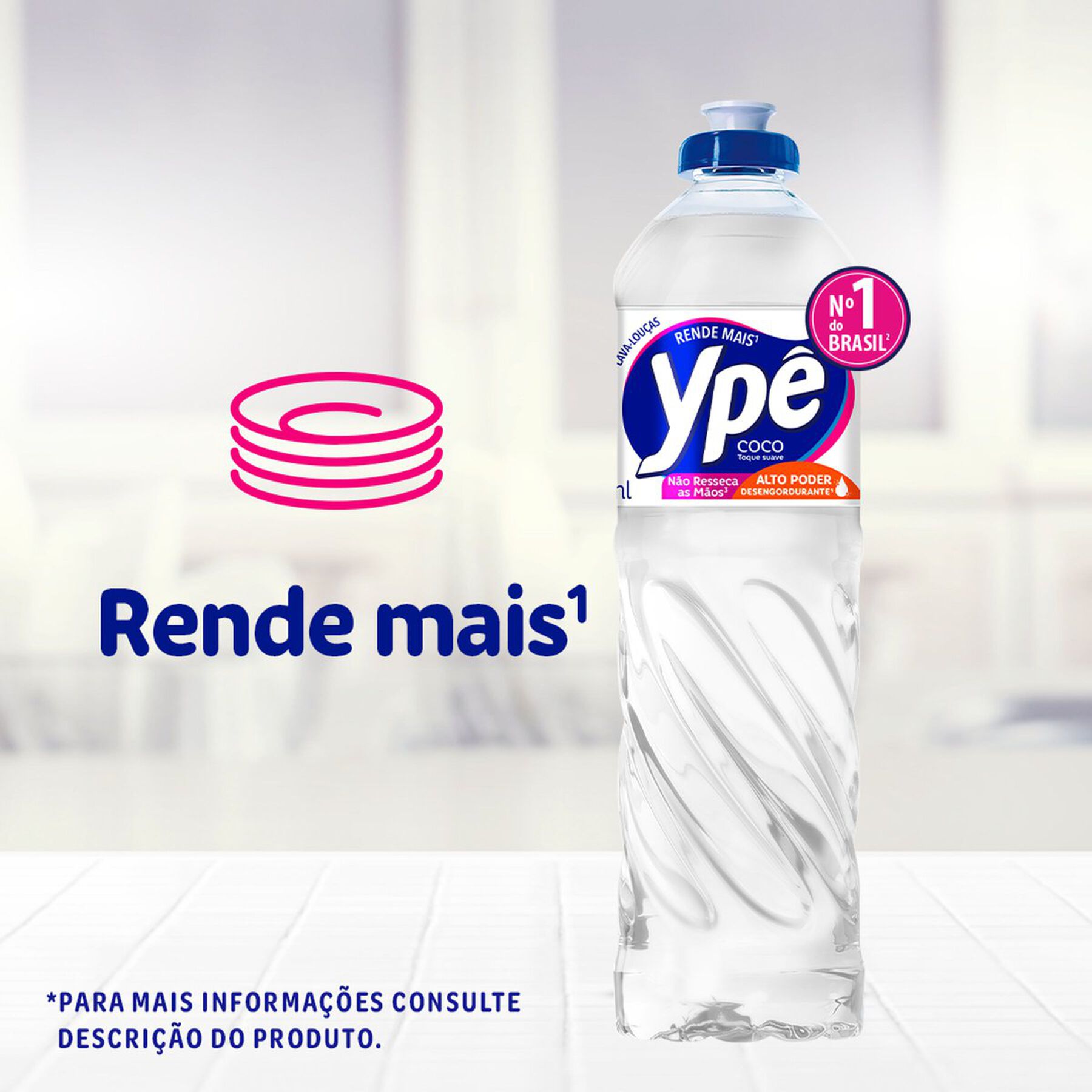 Detergente Líquido Coco Ypê 500ml