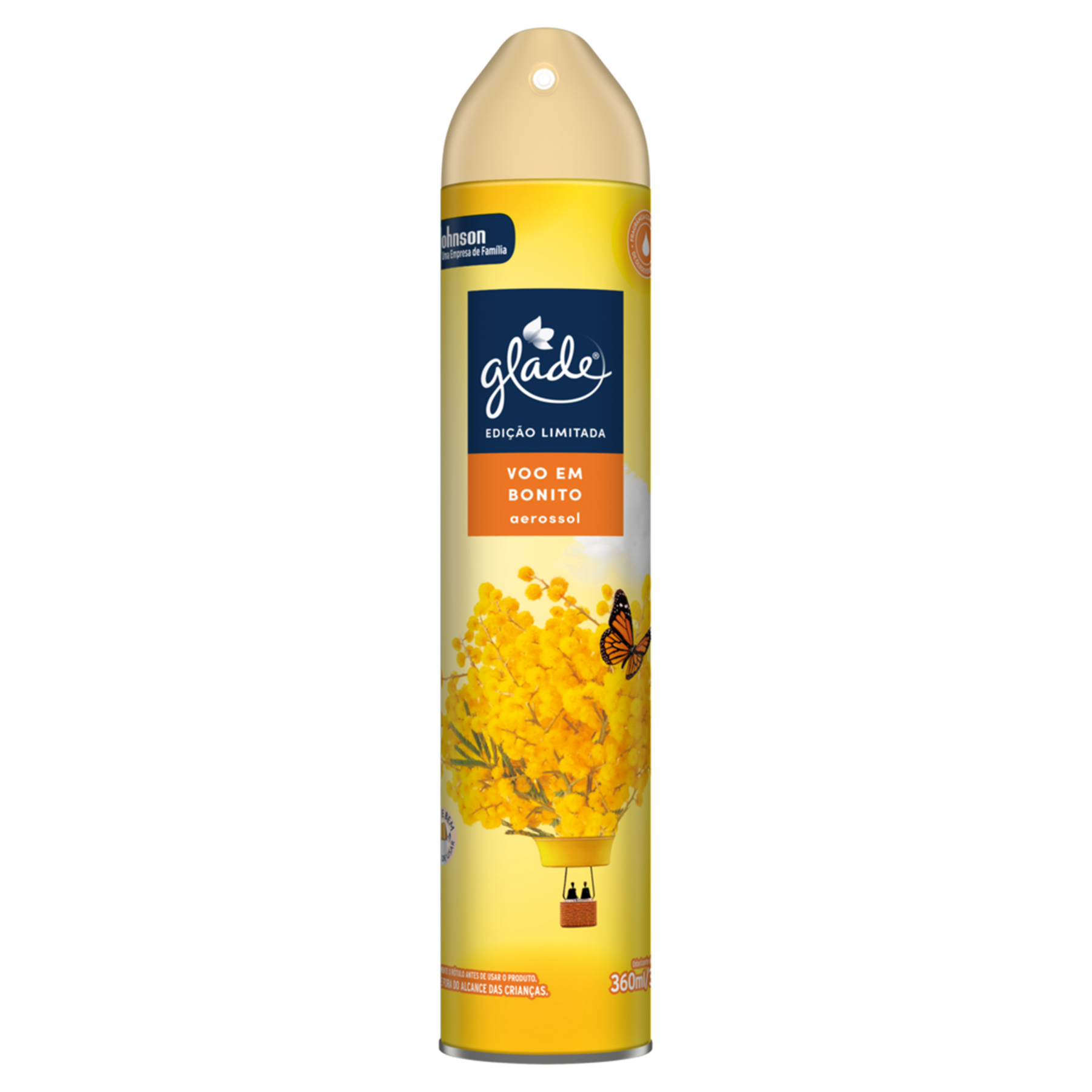 Odorizador de Ambiente Aerossol Voo em Bonito Glade Frasco 360ml Spray