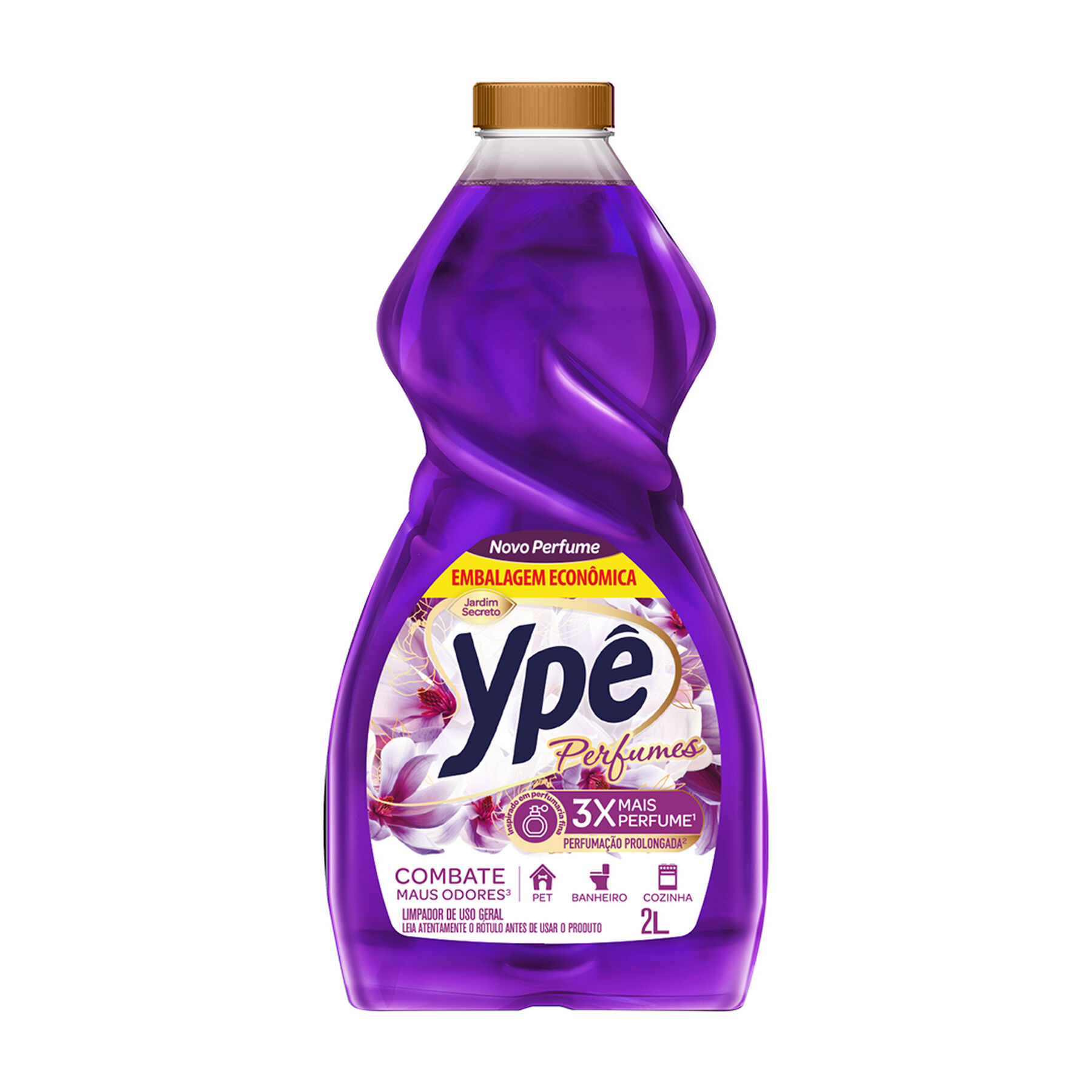 Limpador Perfumado Jardim Secreto Yp&ecirc; Premium Frasco 2l