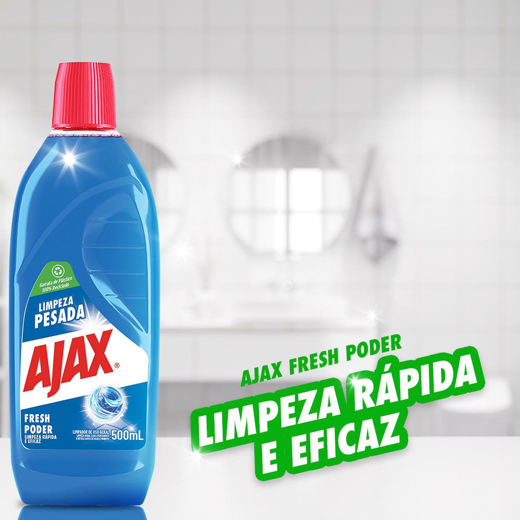 Limpador Limpeza Pesada Fresh Blue Ajax 500ml