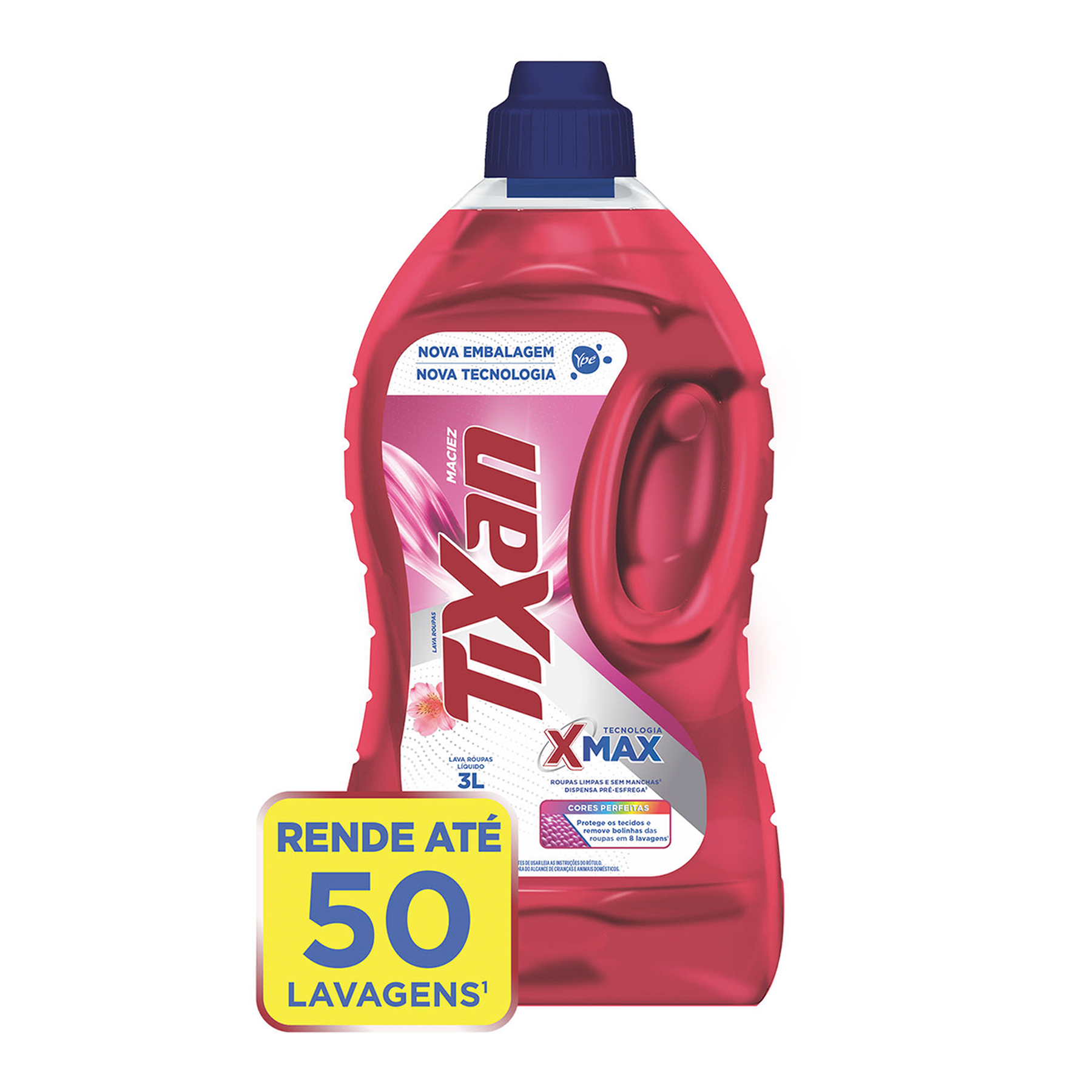 Lava Roupas L&iacute;quido Maciez Tixan Yp&ecirc; Frasco 3l&nbsp;&nbsp;