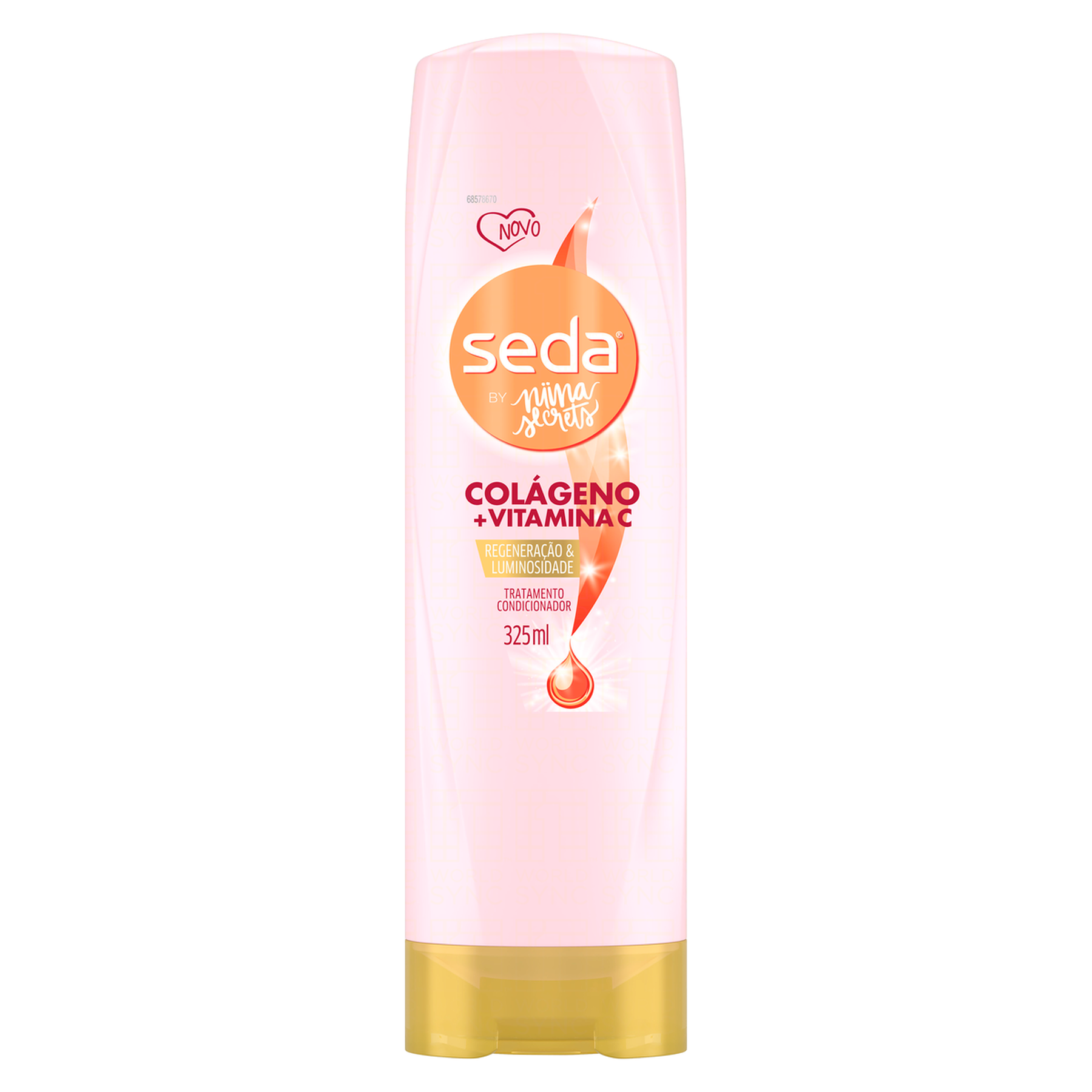 Condicionador Colágeno + Vitamina C by Niina Secrets Seda Frasco 325ml