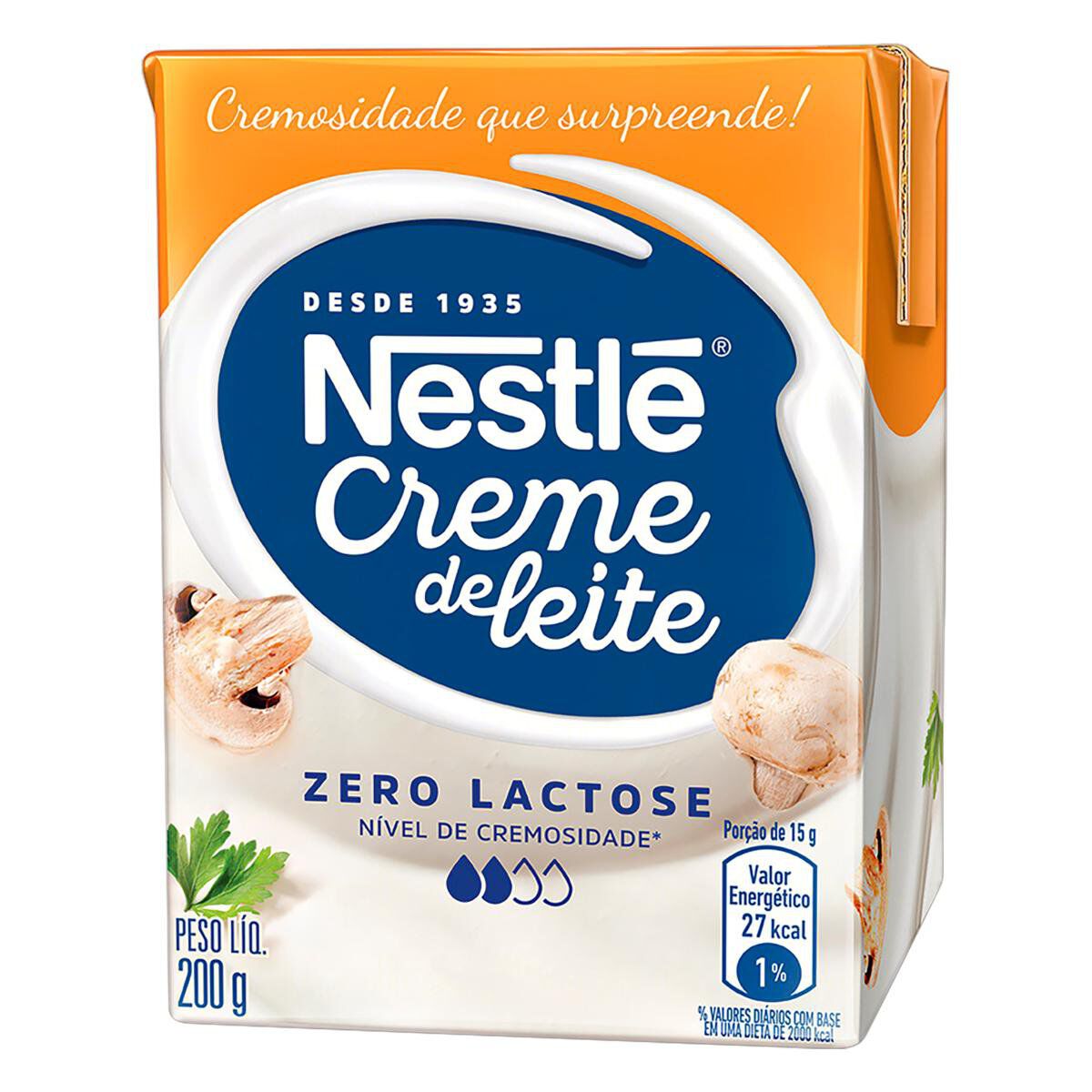 Creme de Leite Zero L&aacute;ctea Nestl&eacute; 200g
