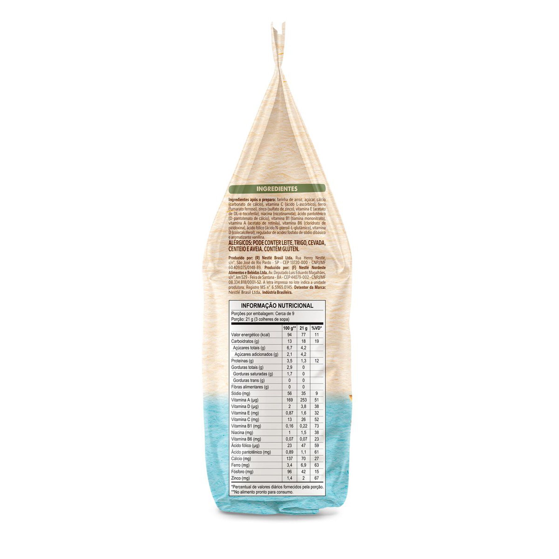 Cereal Infantil Mucilon Arroz 180g