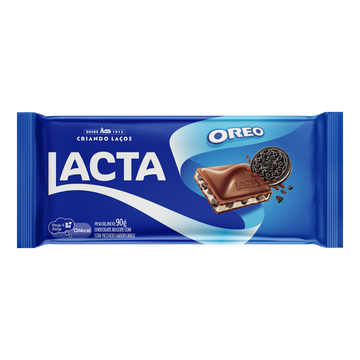 Chocolate ao Leite com Recheio Oreo Lacta Pacote 90g