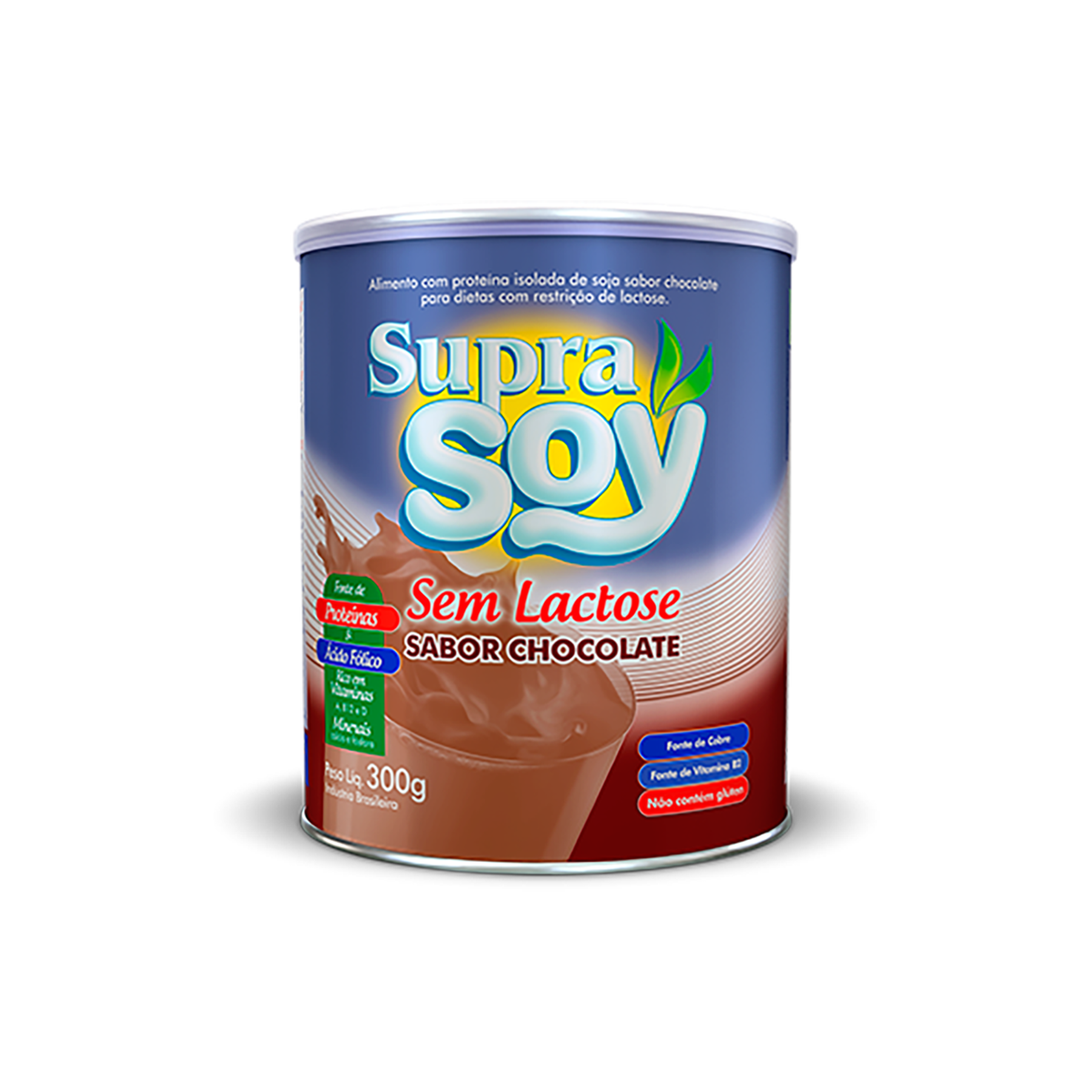 Leite Supra Soy Chocolate Sem Lactose 300g