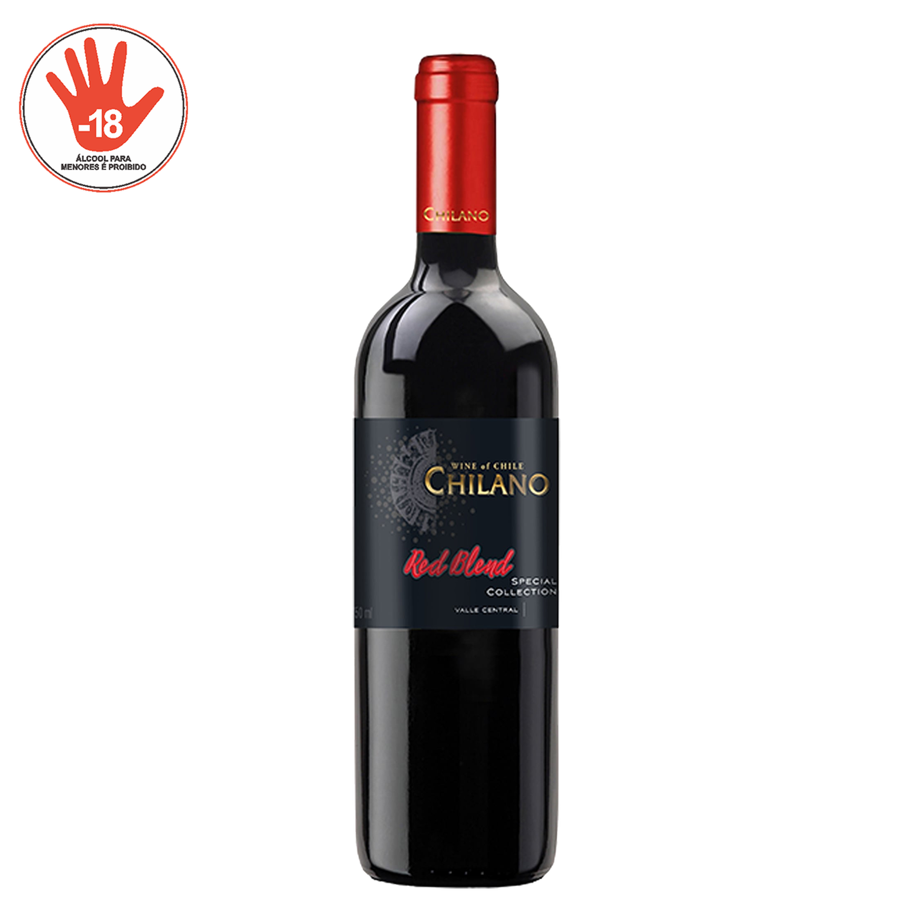 Vinho Tinto Red Blend Chilano Garrafa 750ml