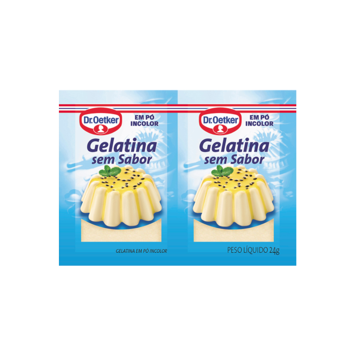 Gelatina Incolor sem Sabor Dr. Oetker 24g