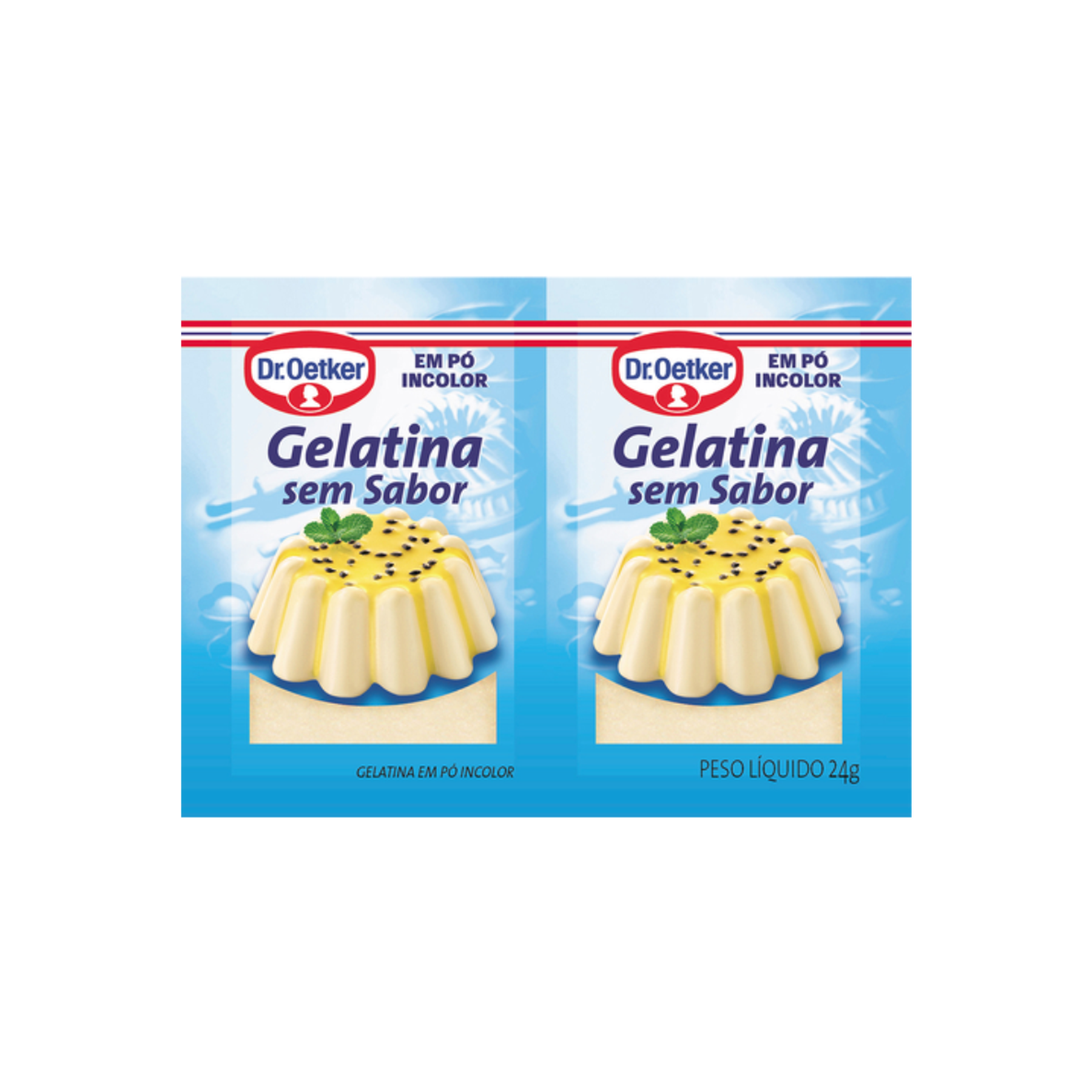 Gelatina Incolor sem Sabor Dr. Oetker 24g