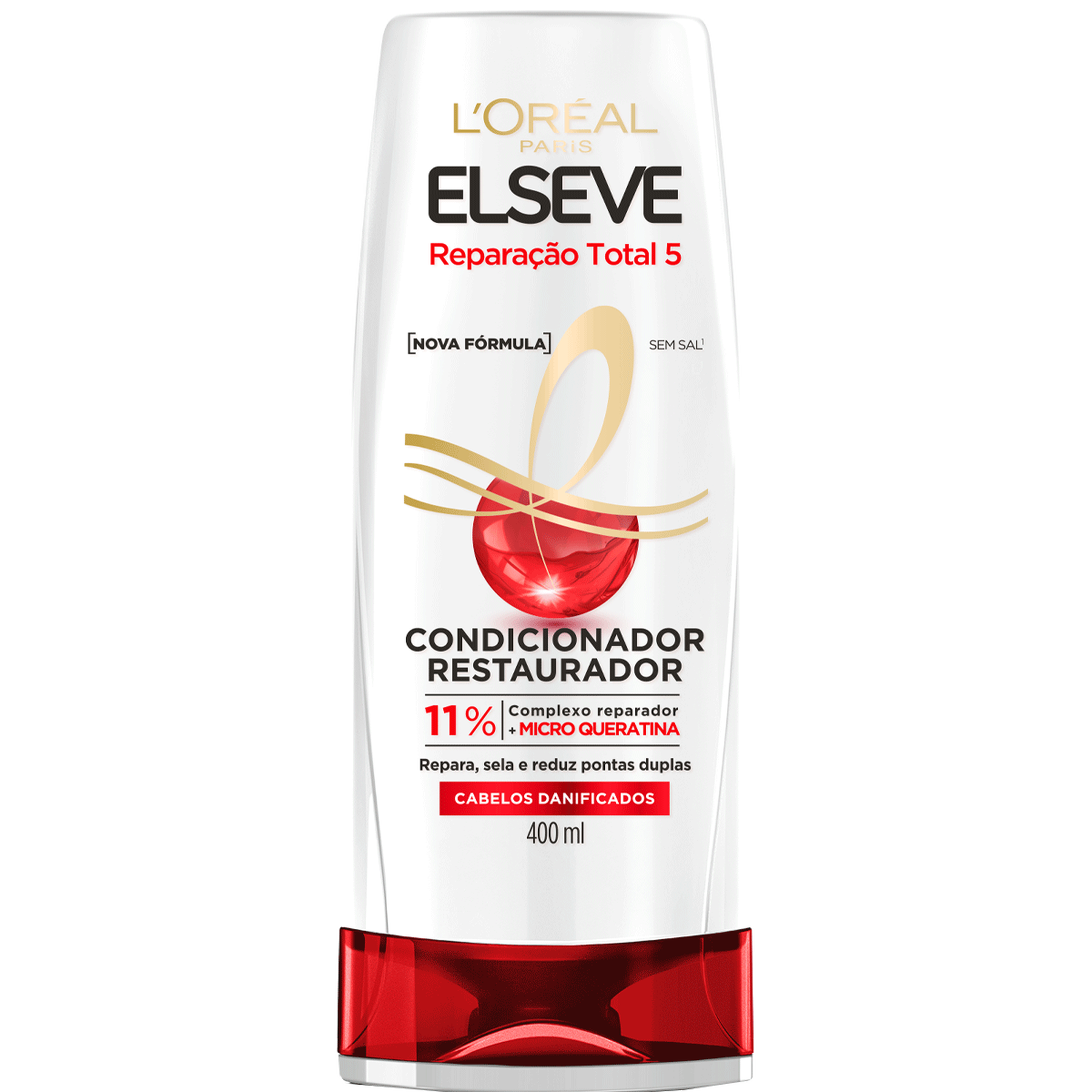 Condicionador Reparação Total 5 Elseve L'Oréal Paris Frasco 400ml