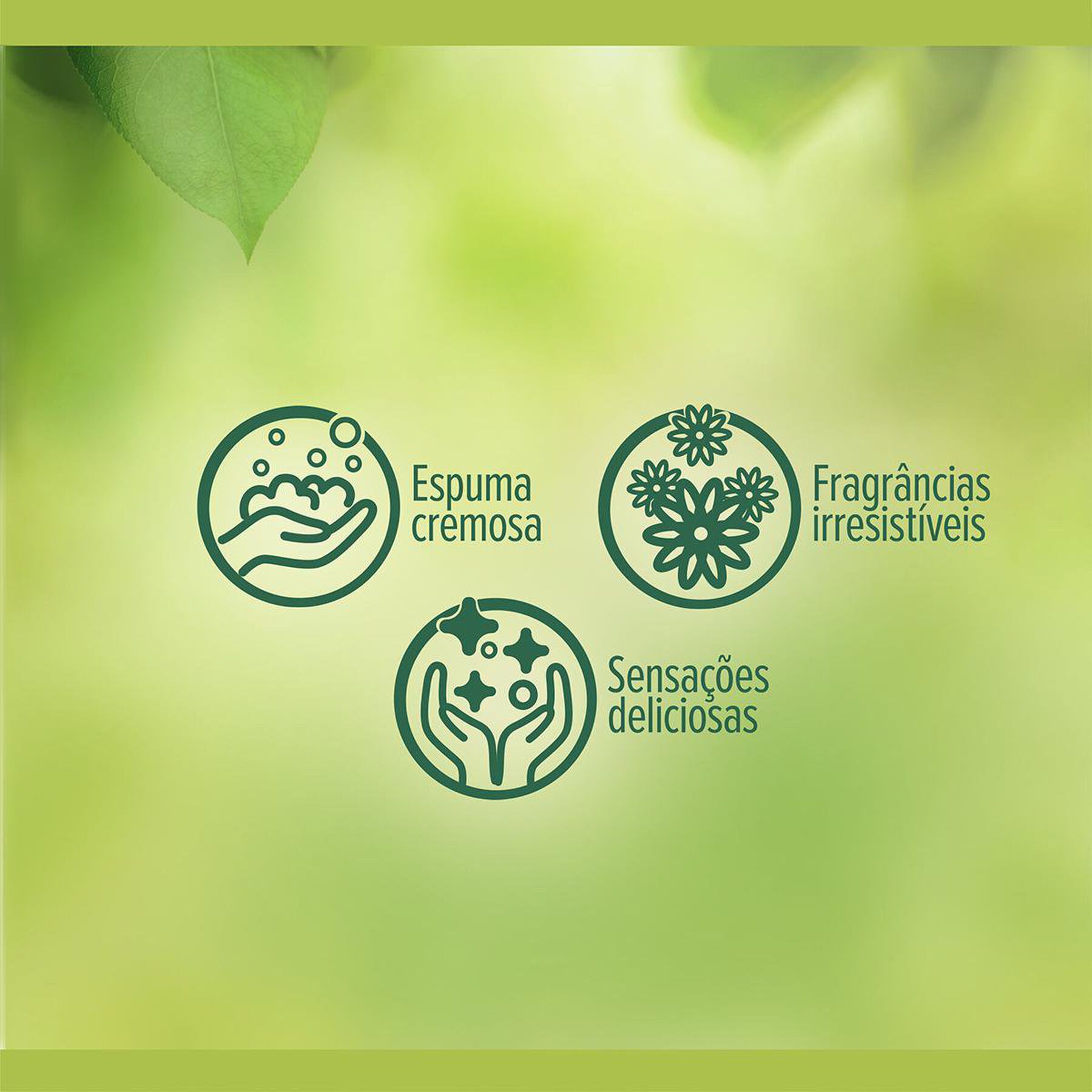 Sabonete L&iacute;quido Sensa&ccedil;&atilde;o Luminosa Palmolive Naturals Sach&ecirc; 200ml Embalagem Econ&ocirc;mica
