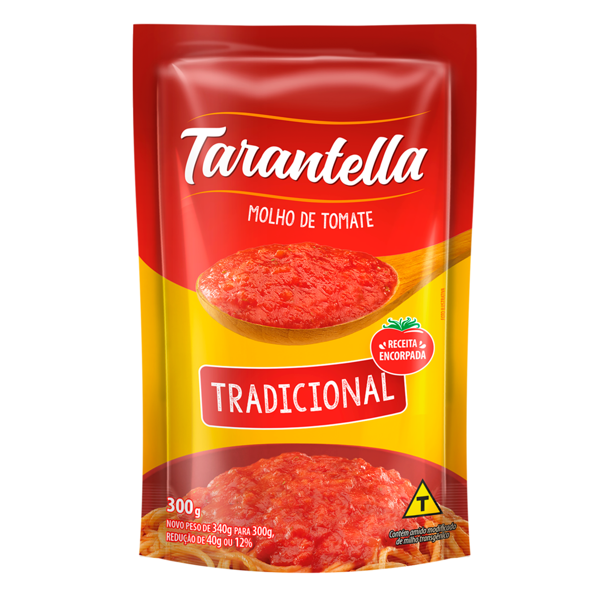 Molho de Tomate Tradicional Tarantella Sach&ecirc; 300g