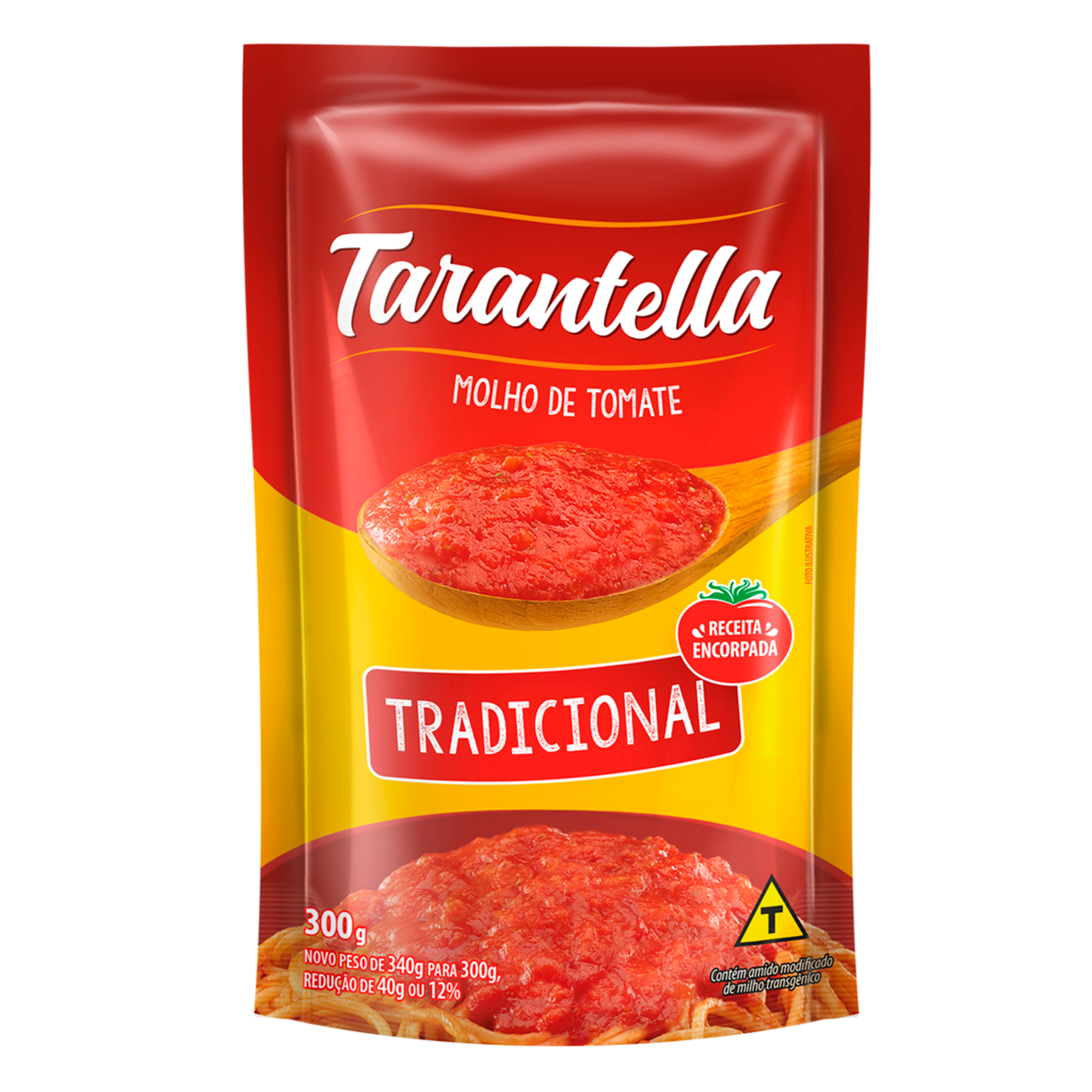 Molho de Tomate Tradicional Tarantella Sachê 300g