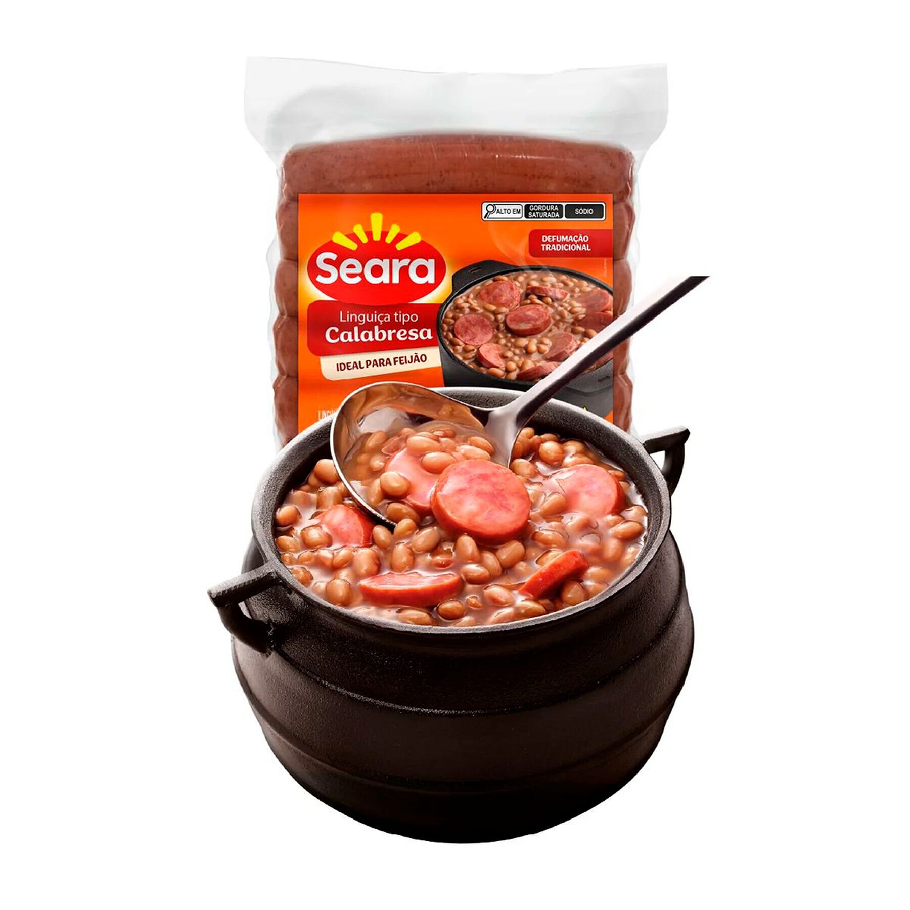 Lingui&ccedil;a Calabresa Seara aprox. 451g