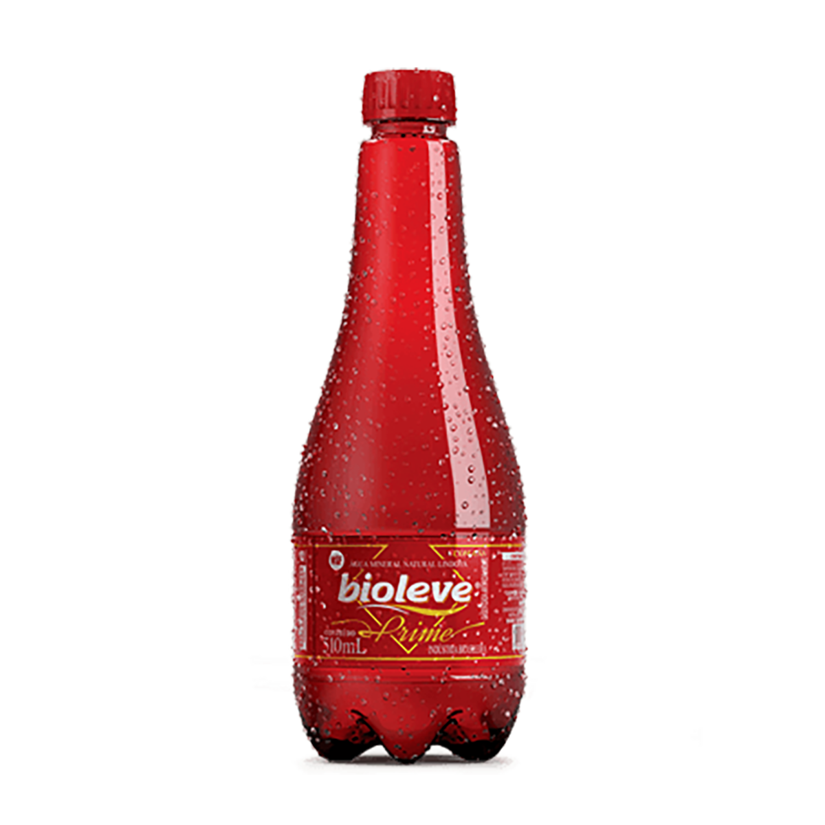 &Aacute;gua Mineral Natural com G&aacute;s Prime Bioleve Garrafa 510ml