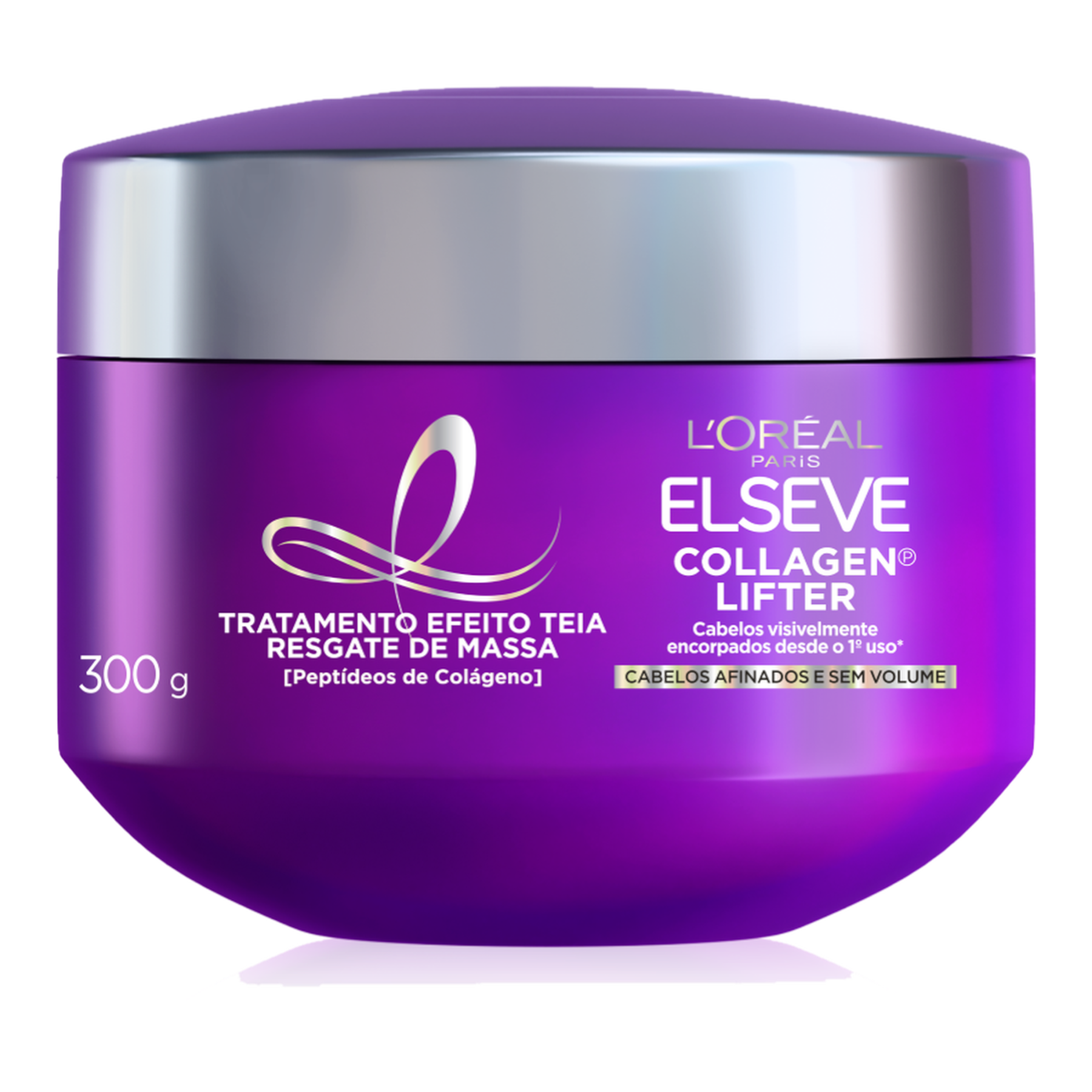 Tratamento Condicionante Collagen Lifter Resgate de Massa L'or&eacute;al Paris Elseve Pote 300g