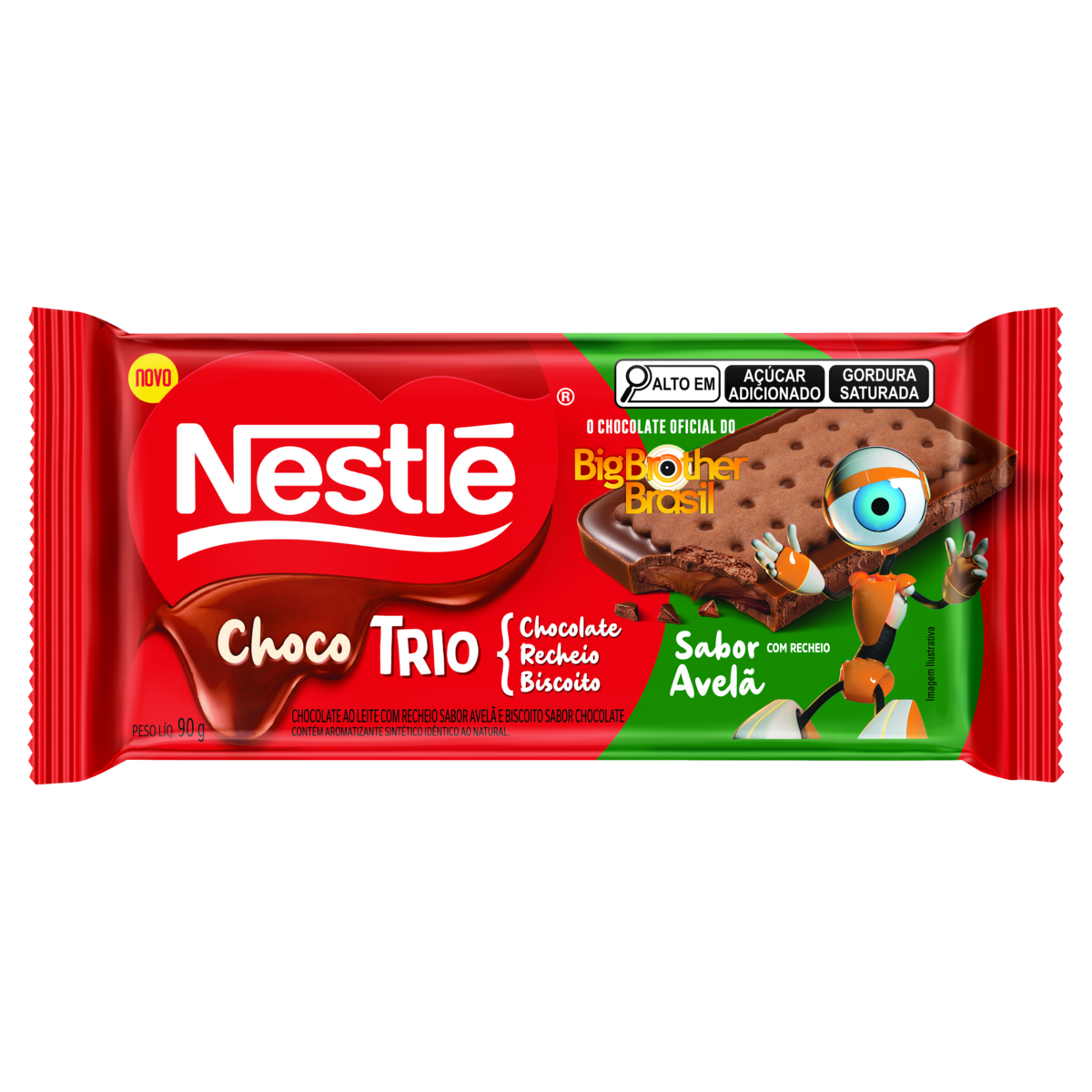 Chocotrio Nestl&eacute; Avel&atilde; 90g