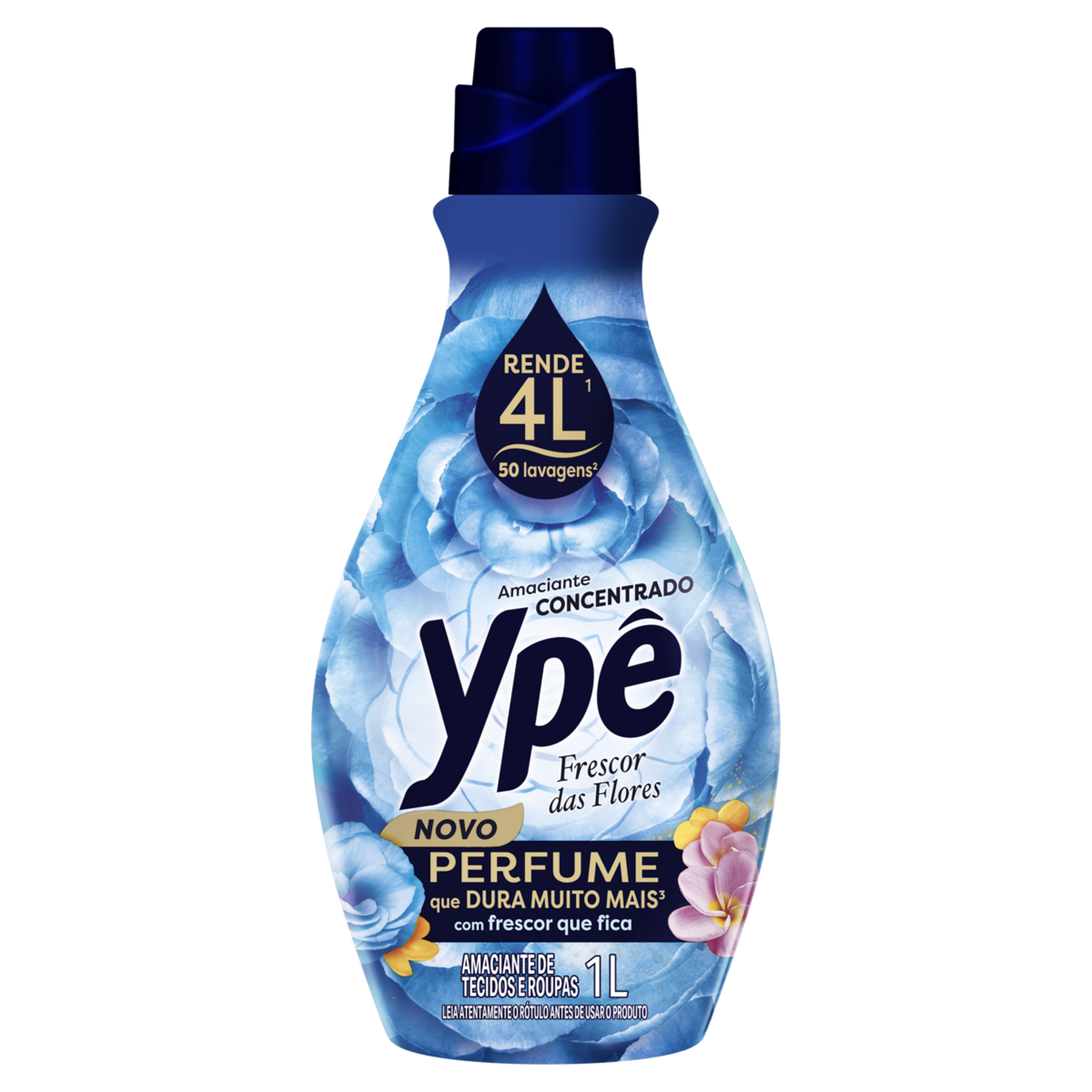 Amaciante de Roupa Concentrado Frescor das Flores Yp&ecirc; Frasco 1l