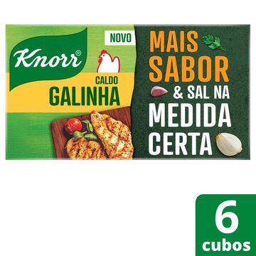 Caldo em Tablete Galinha Knorr Caixa 57g 6 Unidades
