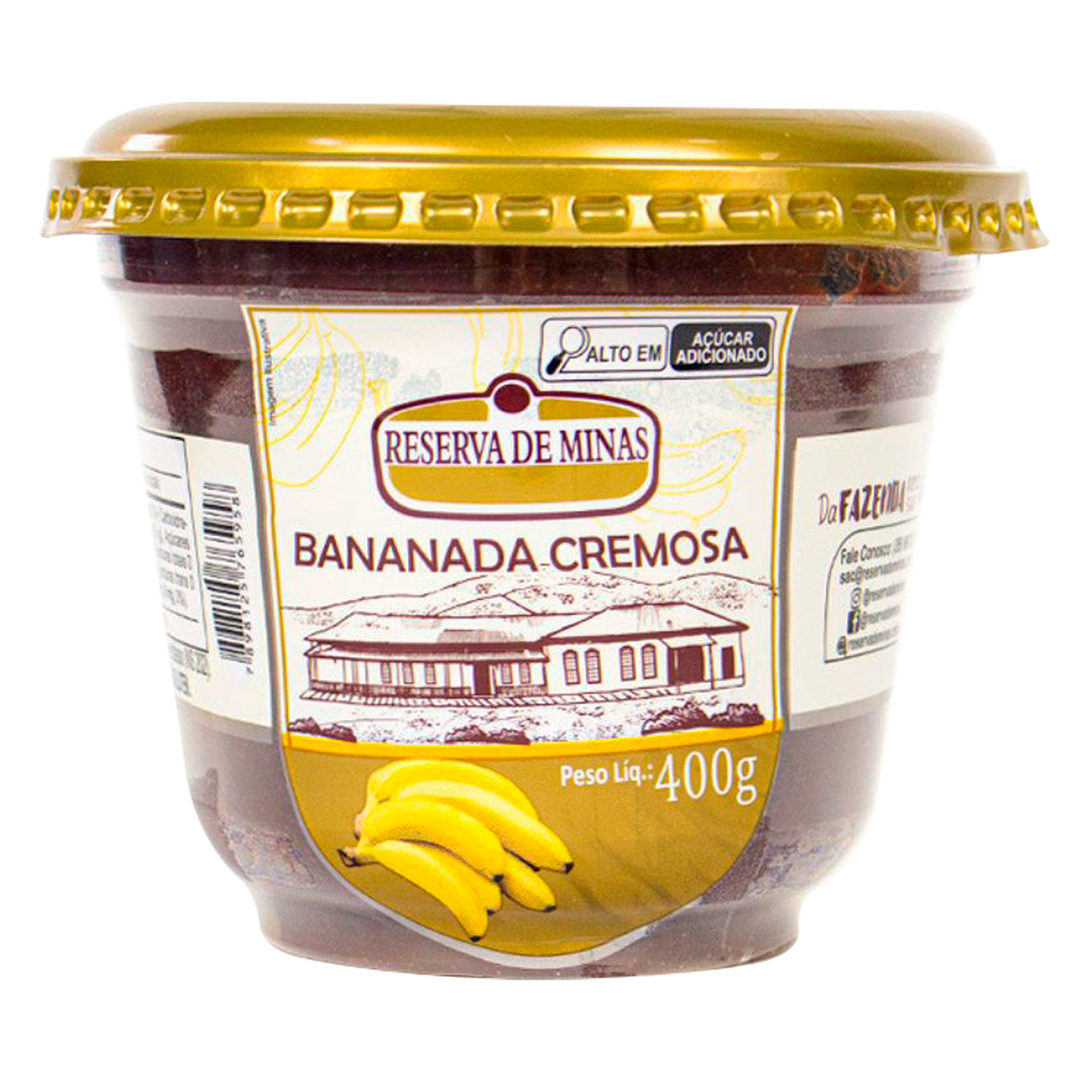 Bananada Cremosa Reserva de Minas 400g