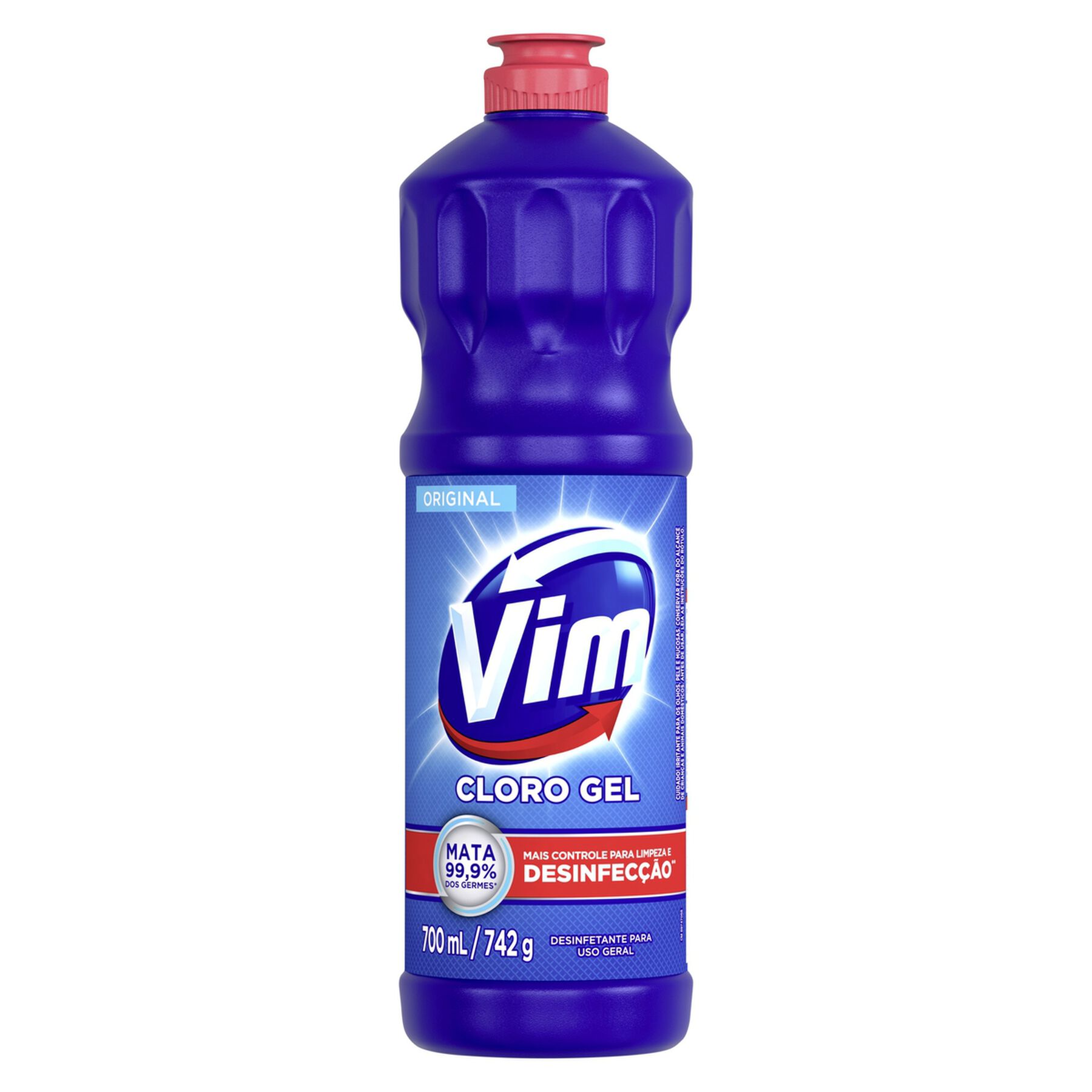 Desinfetante Multiuso Cloro Gel Original Vim Frasco 700ml&nbsp;