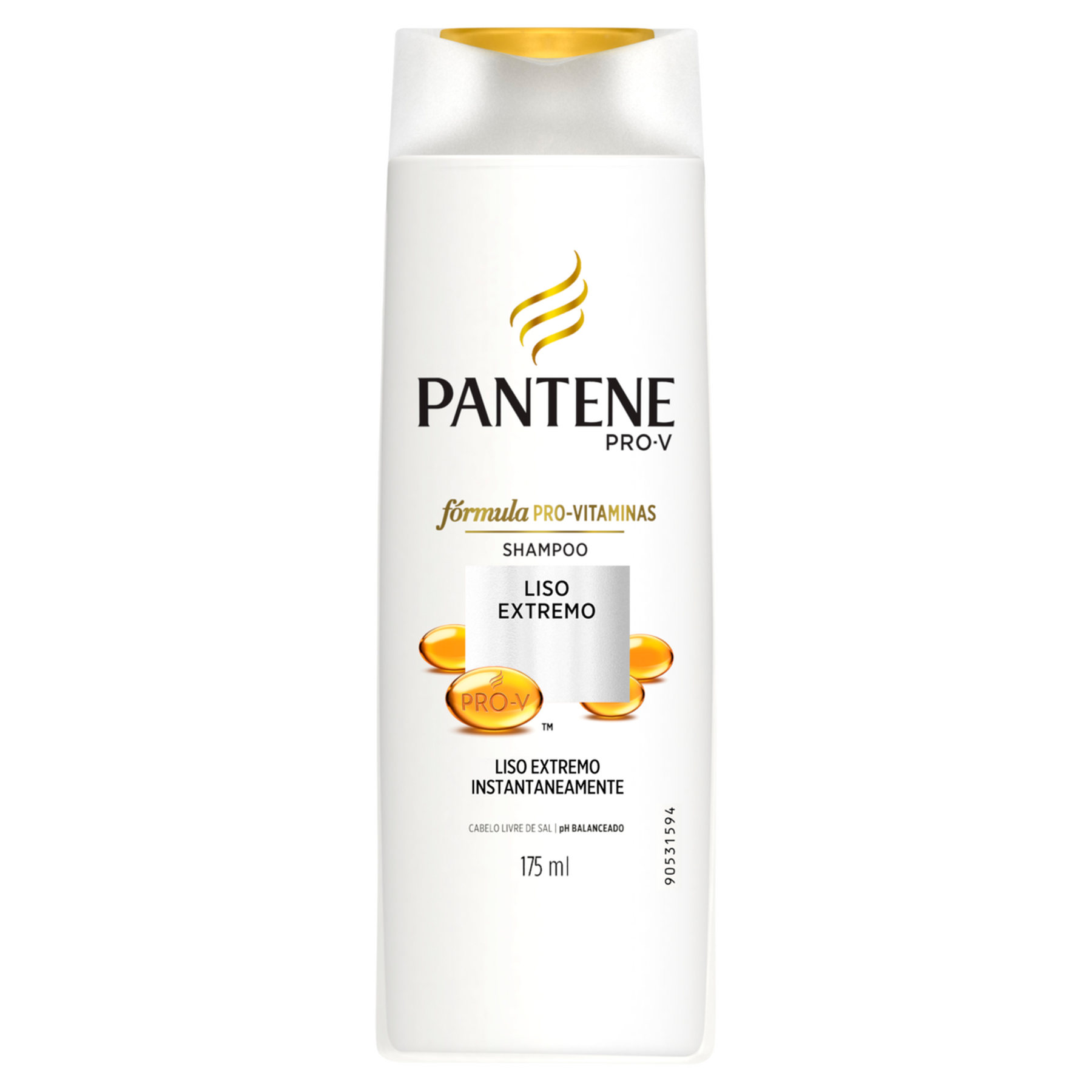 Shampoo Liso Extremo Pantene Frasco 175ml