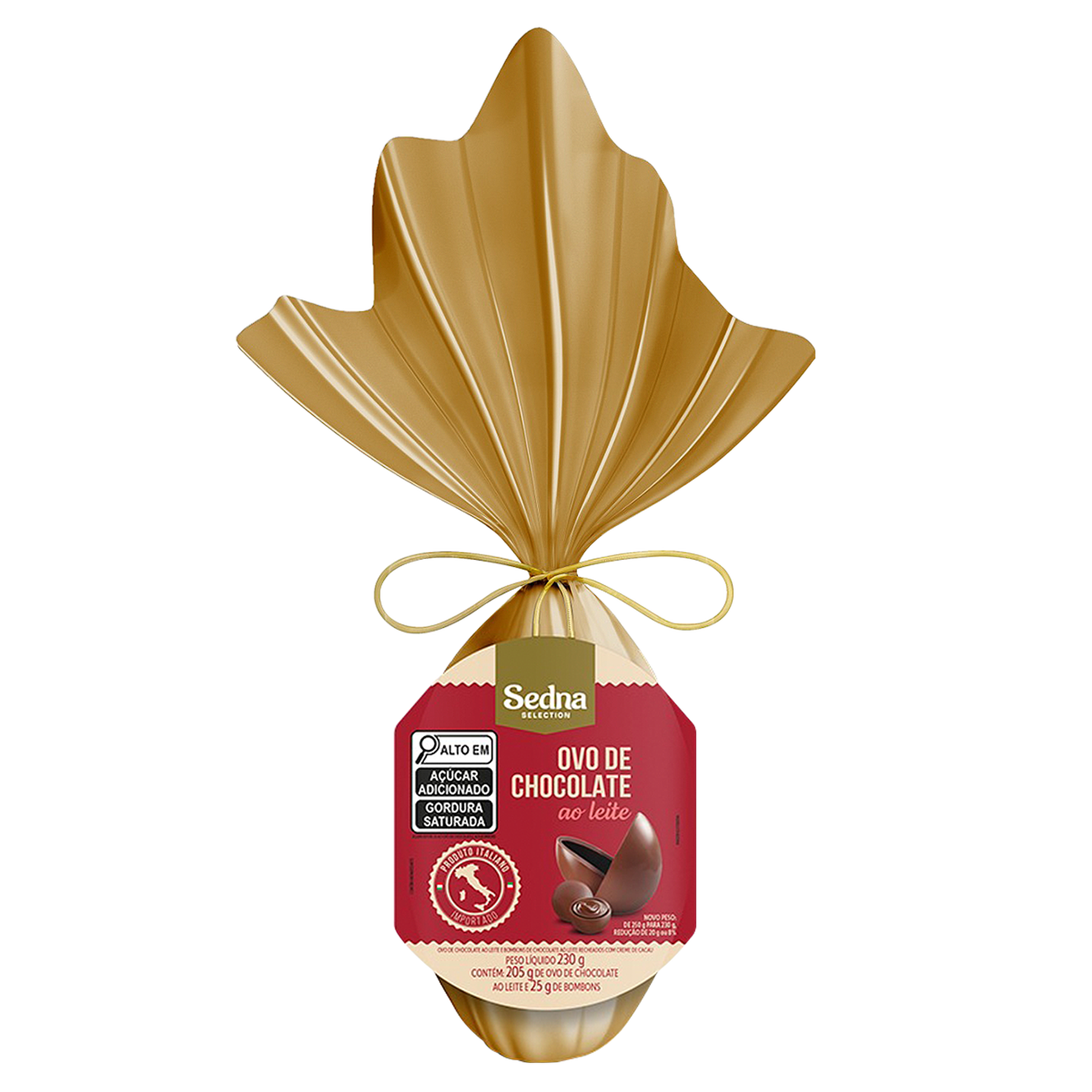 Ovo de Páscoa ao Leite Sedna 230g