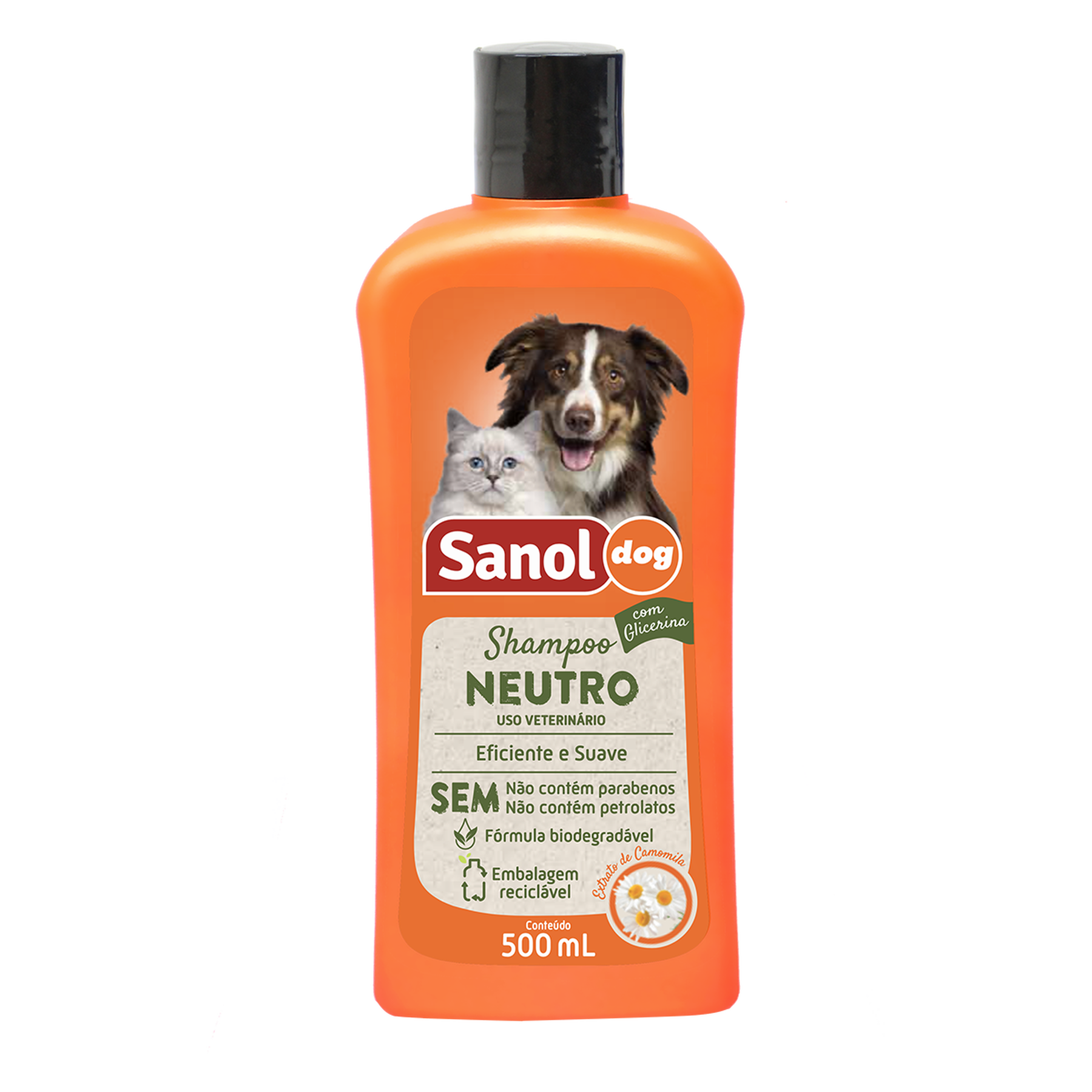 Shampoo para Cães e Gatos Neutro Sanol Dog Frasco 500ml