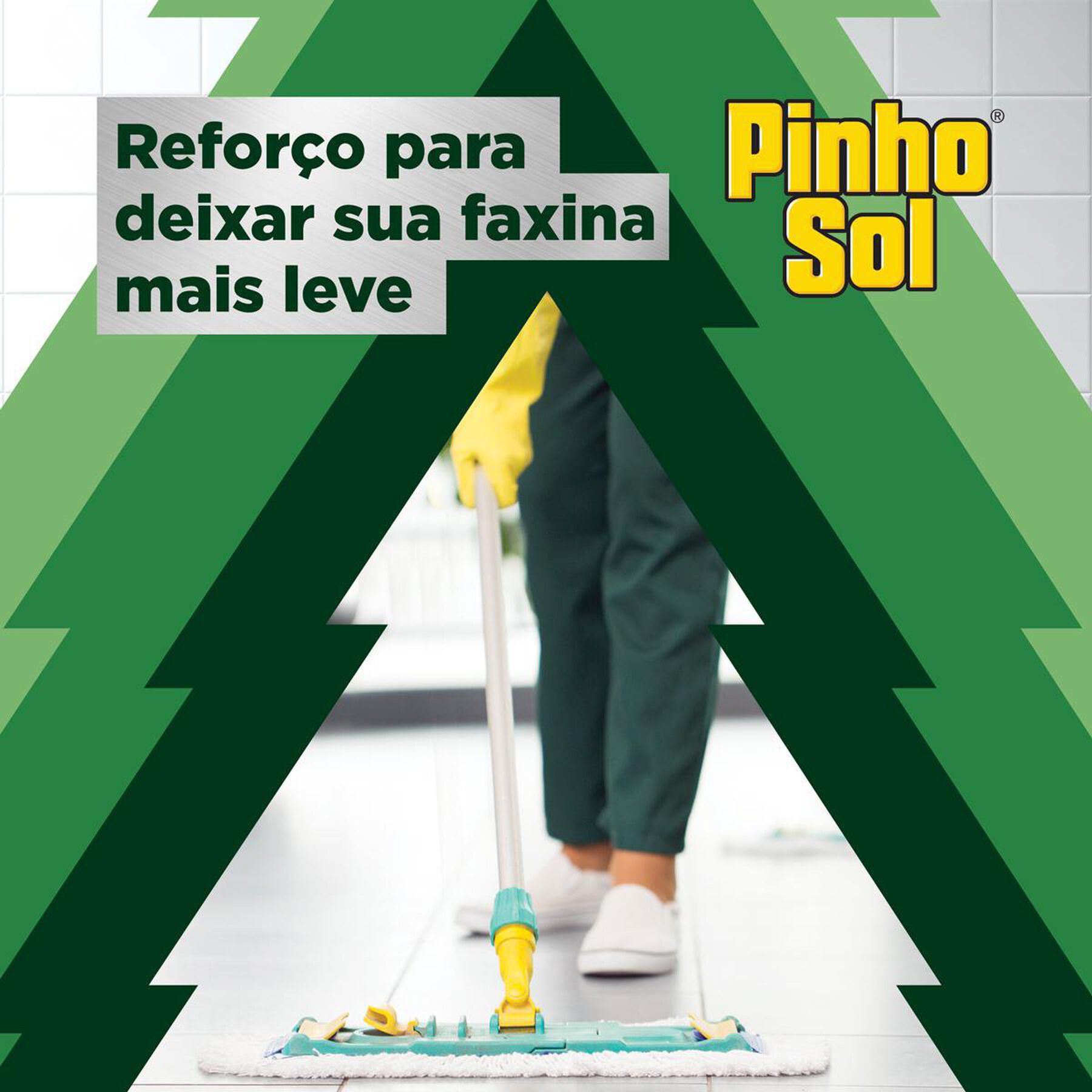 Limpador Limpeza Pesada Eucalipto Pinho Sol Frasco 1l