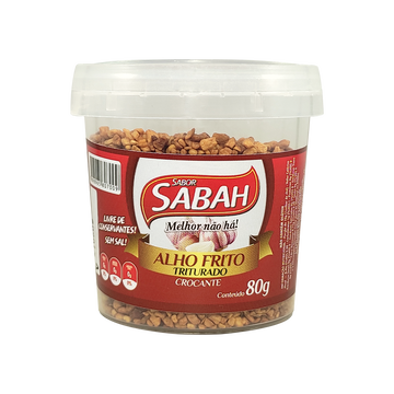 Alho Frito Triturado Sabah 80g