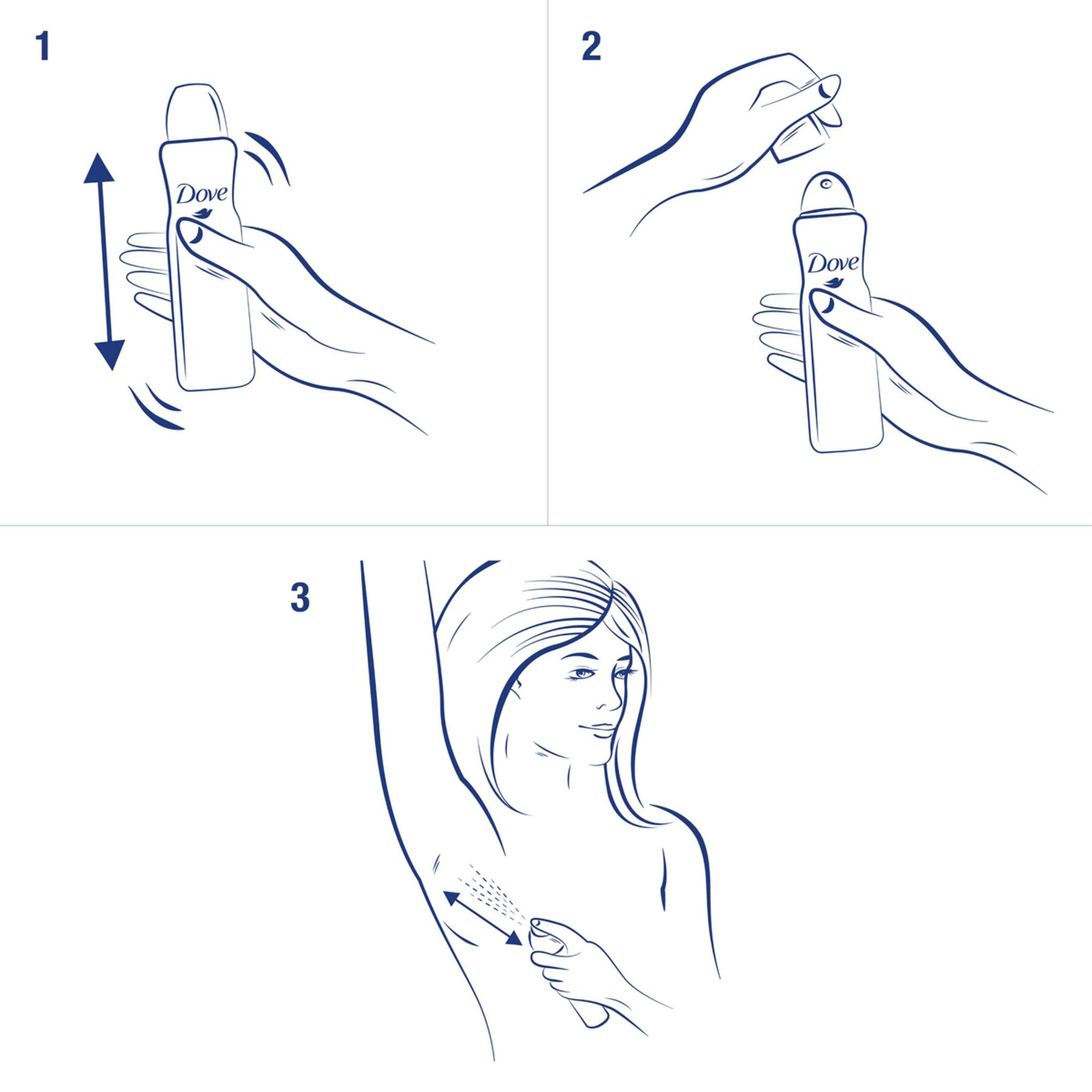 Desodorante Antitranspirante Aerosol Dove Invisible Dry 250ml