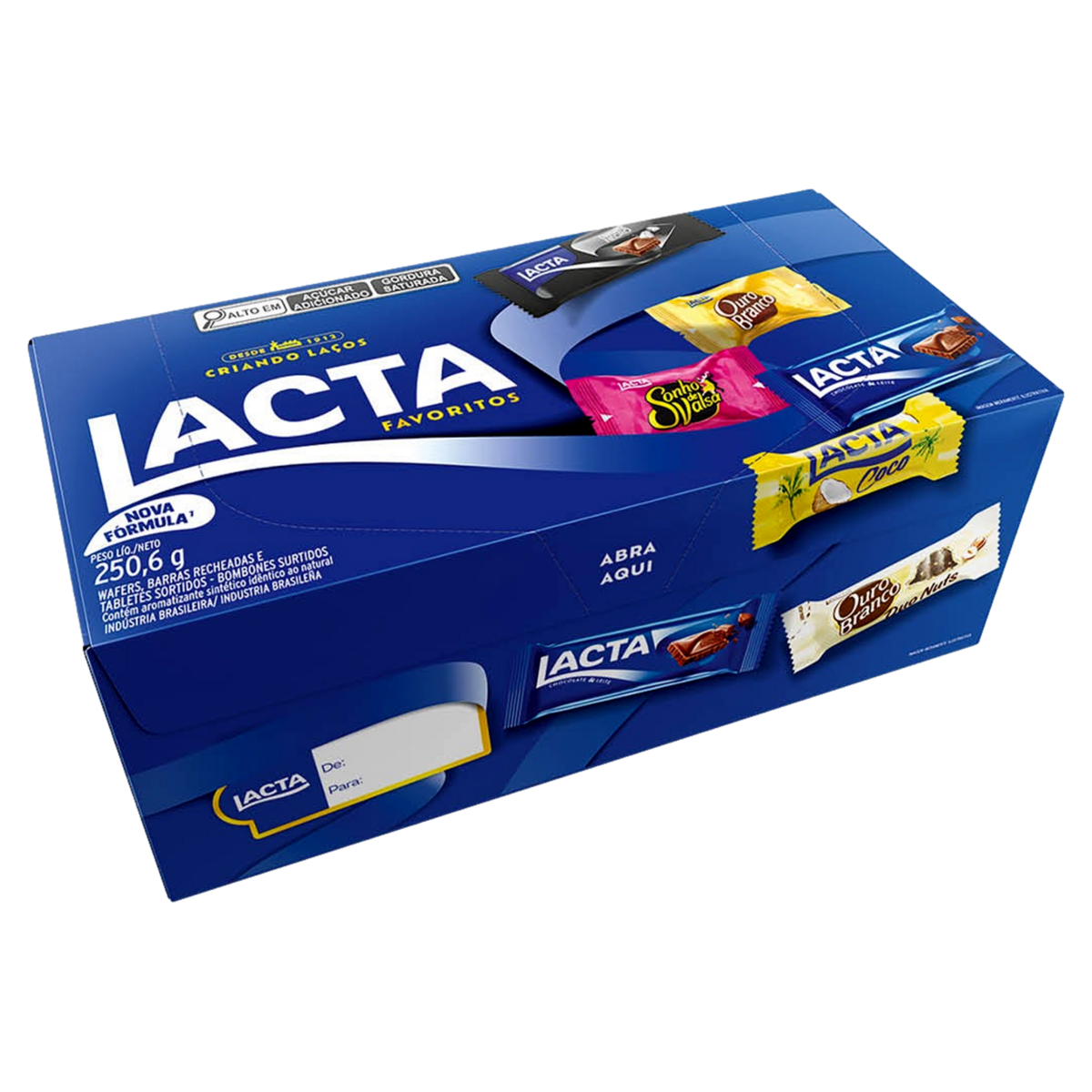 Bombom Favoritos Lacta Caixa 250,6g