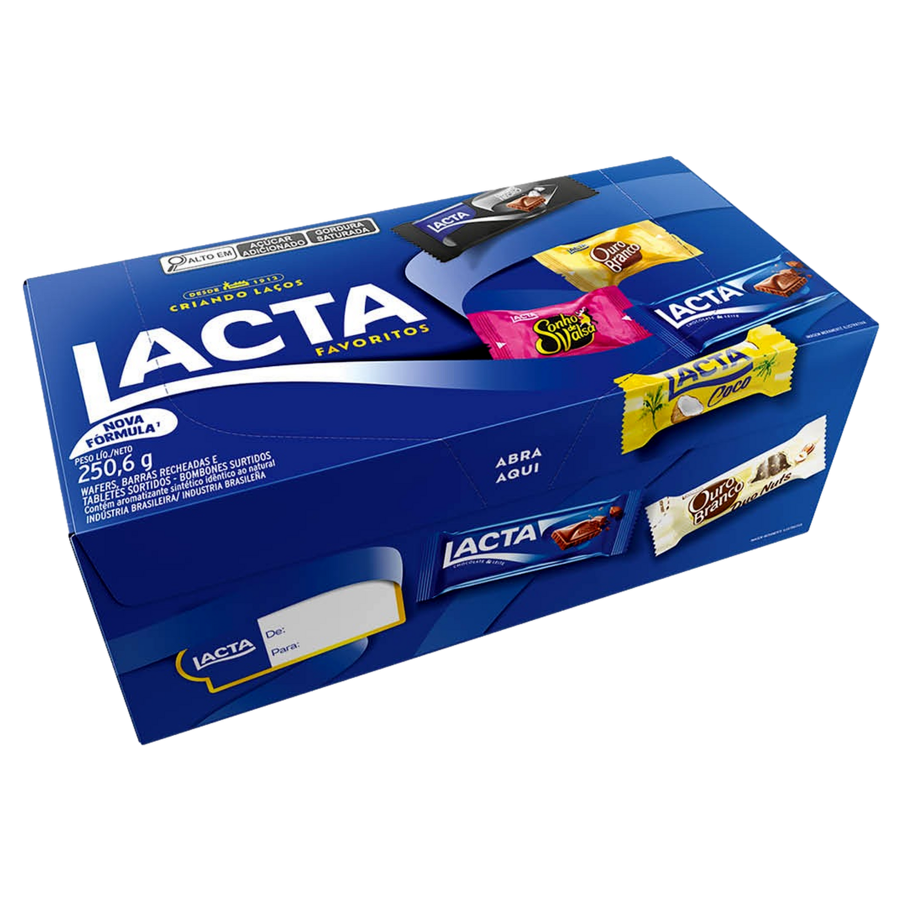 Bombom Favoritos Lacta Caixa 250,6g
