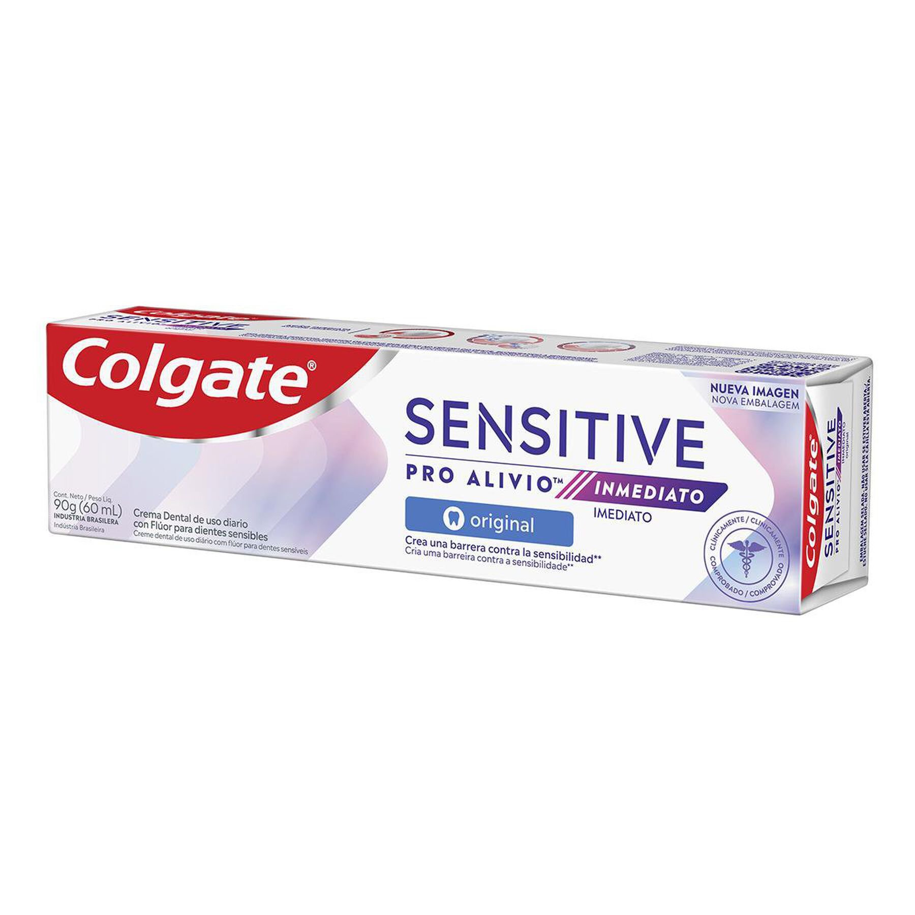 Creme Dental para Sensibilidade Colgate Sensitive Pro Alívio Imediato Original 90g 3 unidades