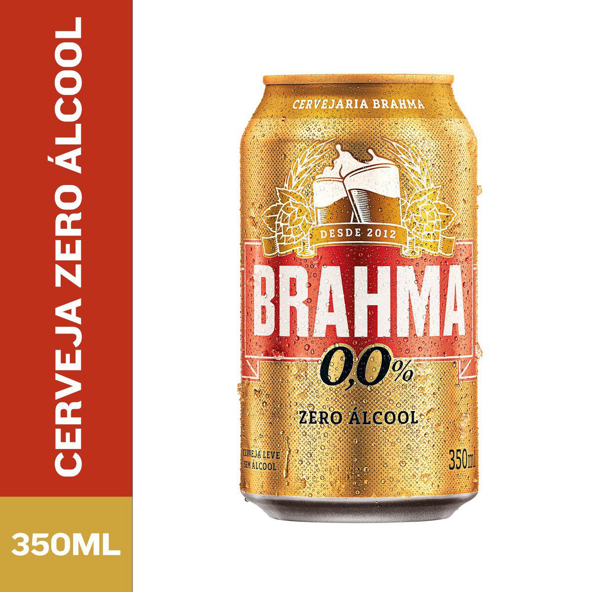 Cerveja Brahma Zero 350ml Lata