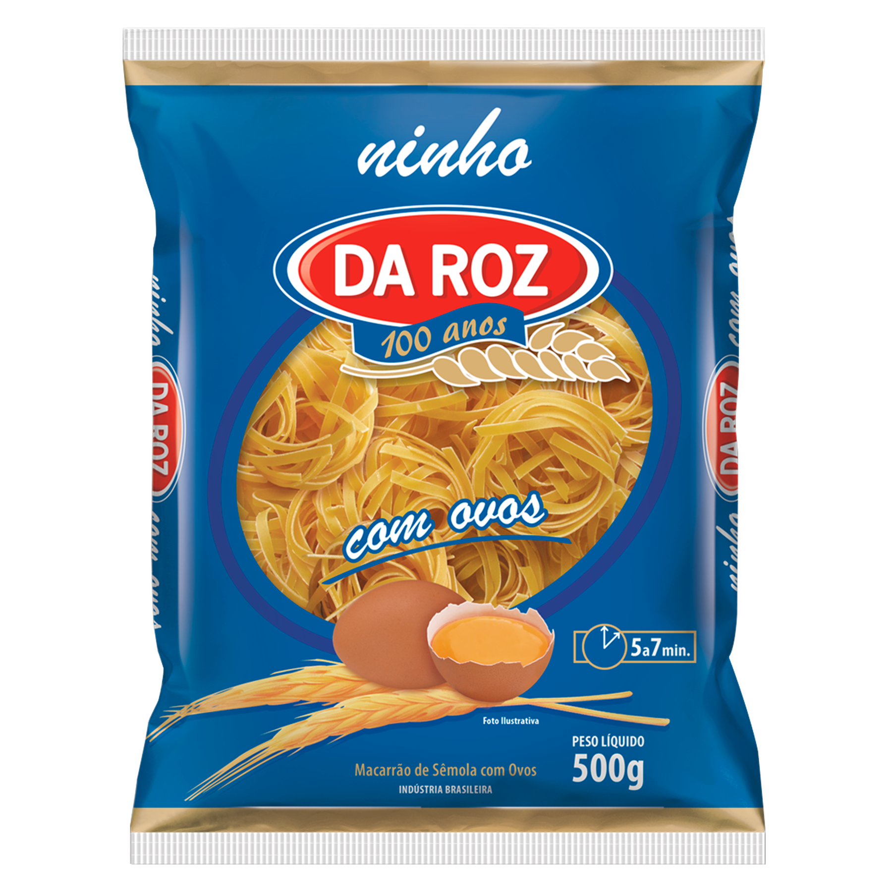 Macarrão Sêmola com Ovos Ninho Da Roz Pacote 500g