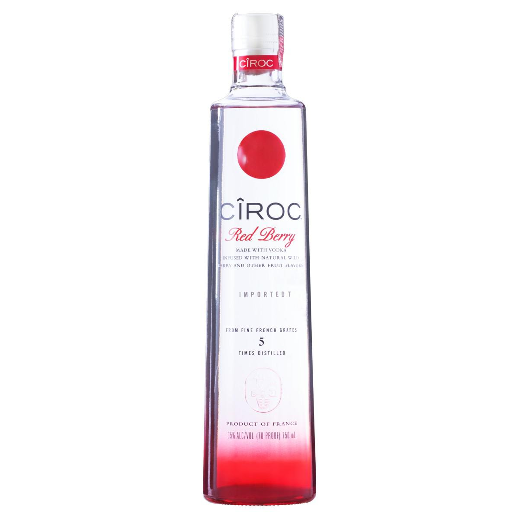Bebida Mista Alco&oacute;lica Red Berry Ciroc Garrafa 750ml&nbsp;