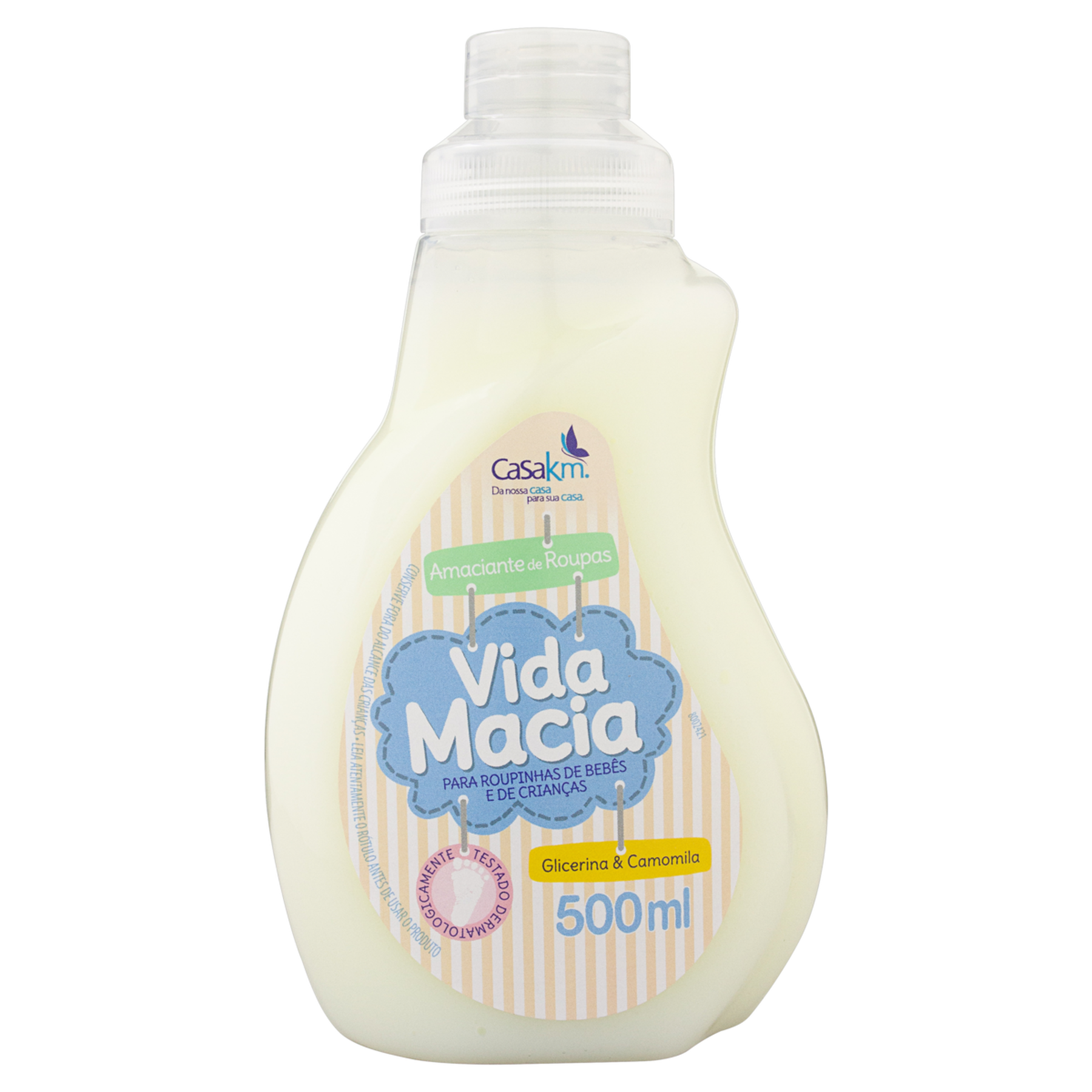 Amaciante de Roupa Diluído Glicerina & Camomila Vida Macia Frasco 500ml