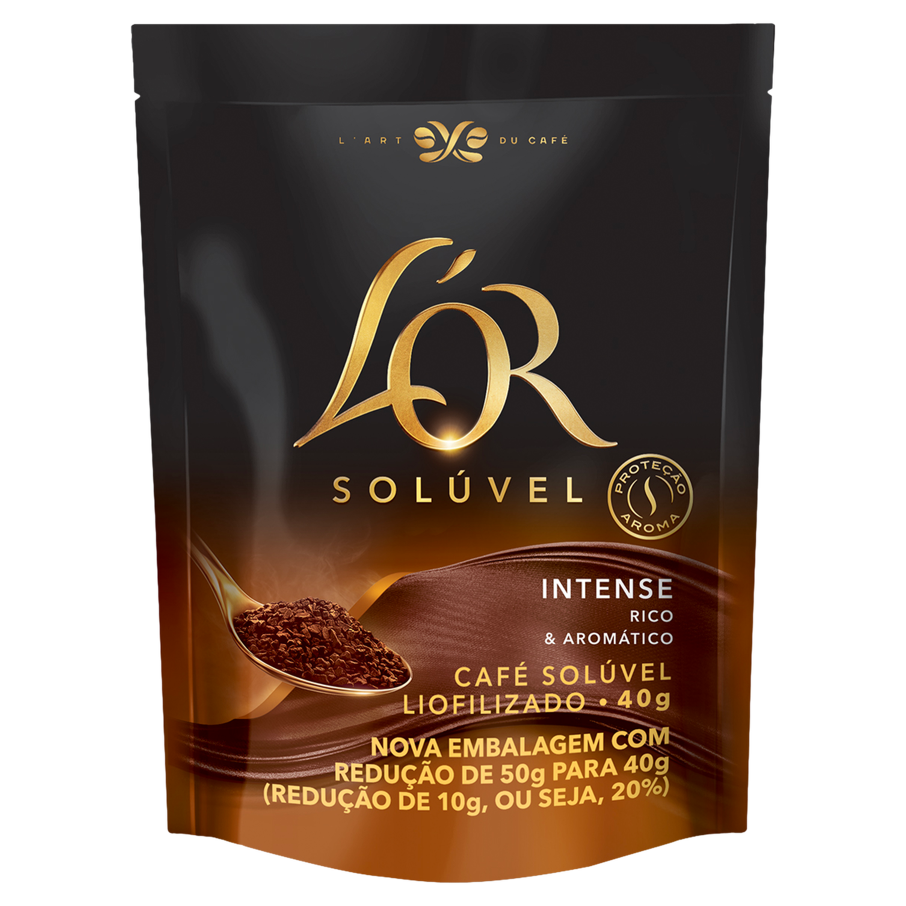 Café Solúvel Liofilizado Intense L'or Sachê 40g