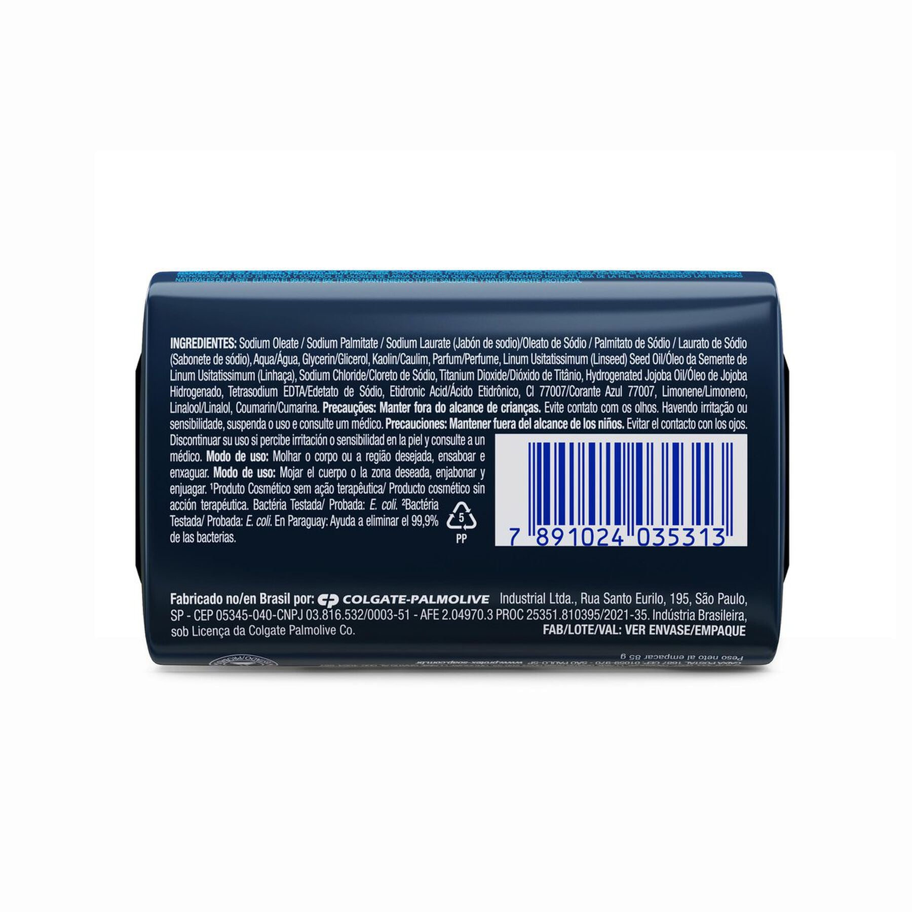 Sabonete em Barra Antibacteriano Sport Protex For Men Cartucho 85g&nbsp;