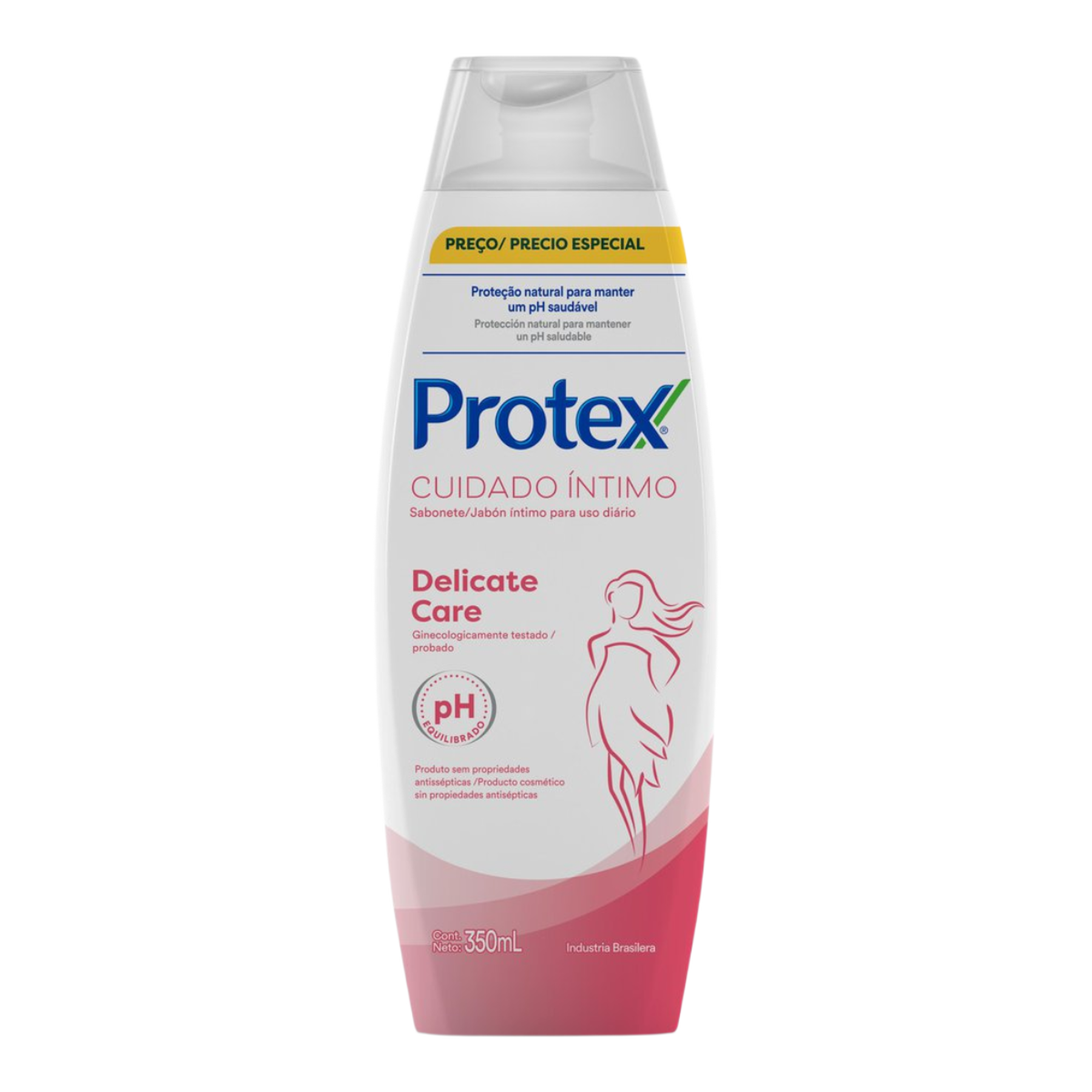 Sabonete L&iacute;quido &Iacute;ntimo Delicate Care Protex Cuidado &Iacute;ntimo Frasco 350ml