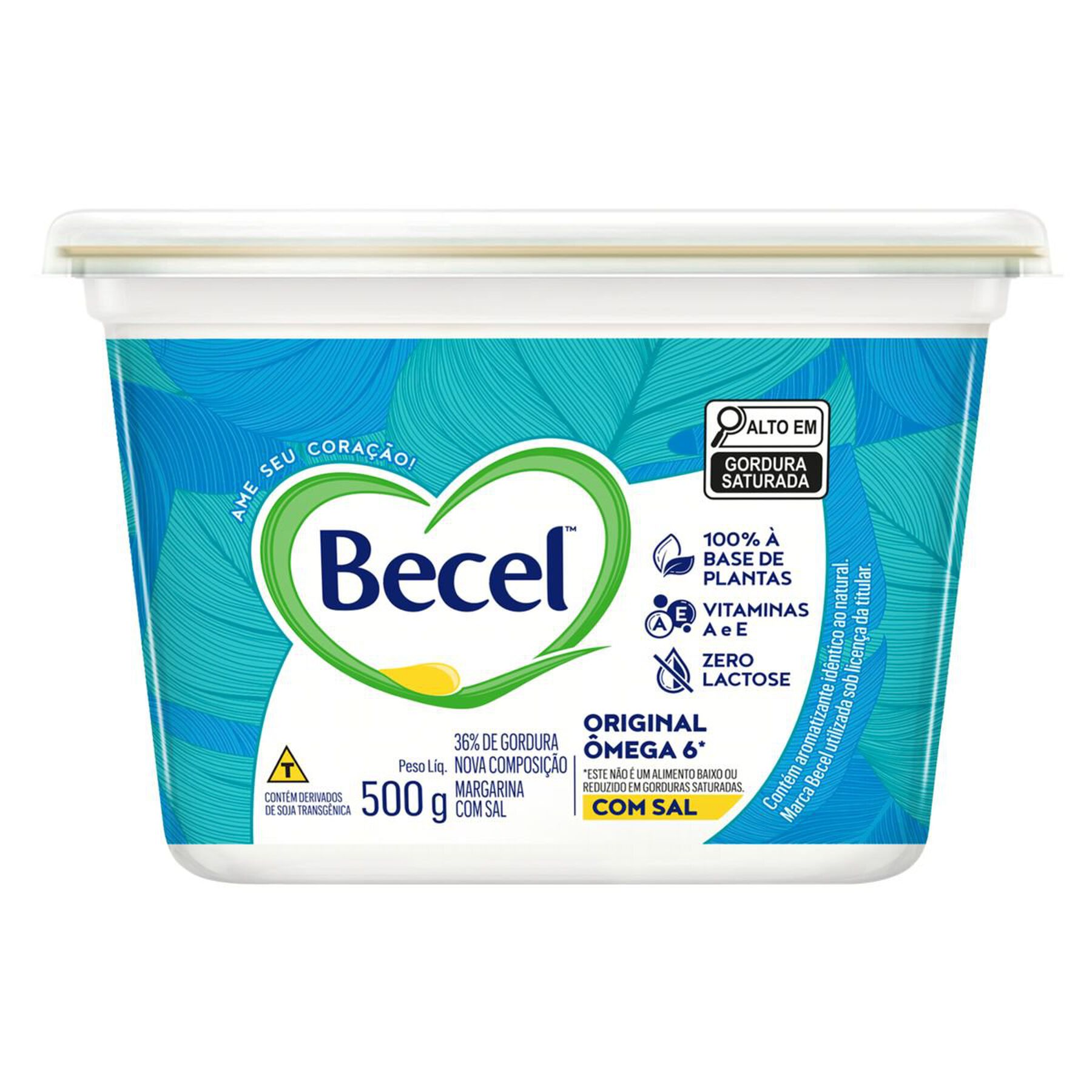 Margarina Original com Sal Becel Pote 500g