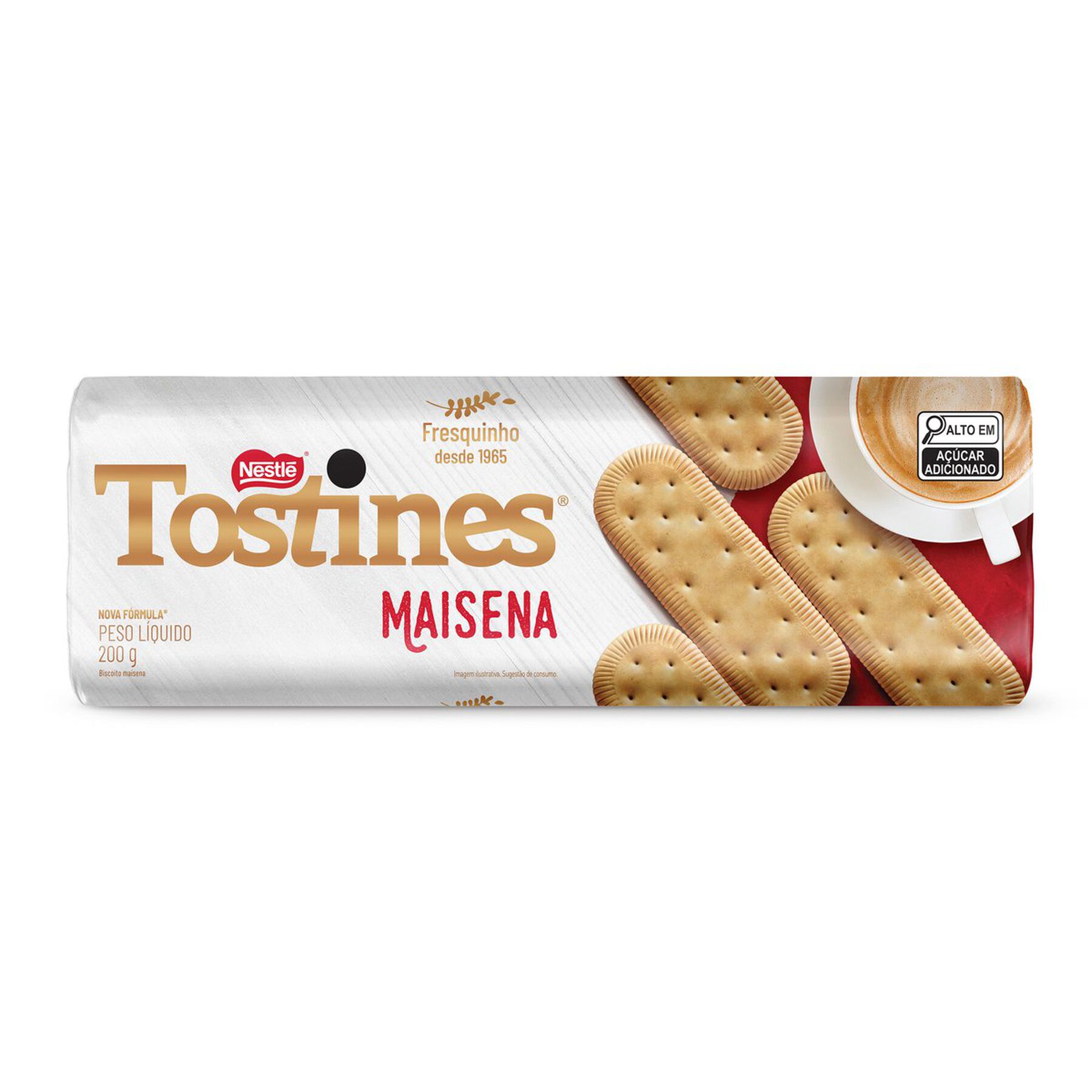 Biscoito Maizena Nestlé Tostines Pacote 200g