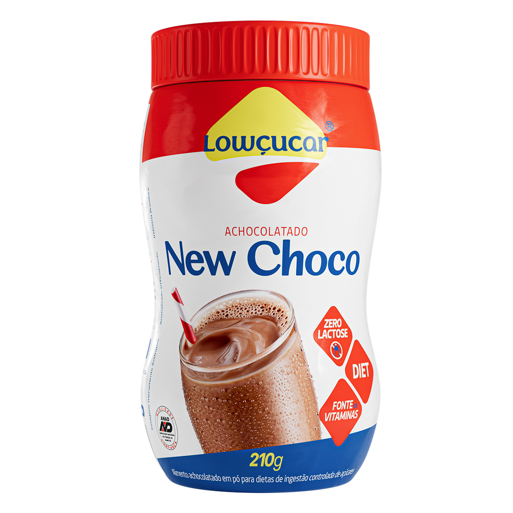 Achocolatado em Pó New Choco Lowçucar 210g