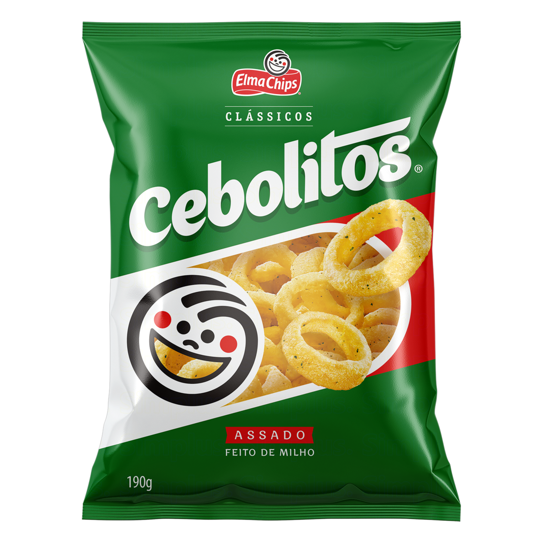Salgadinho de Milho Cebolitos Elma Chips Pacote 190g&nbsp;