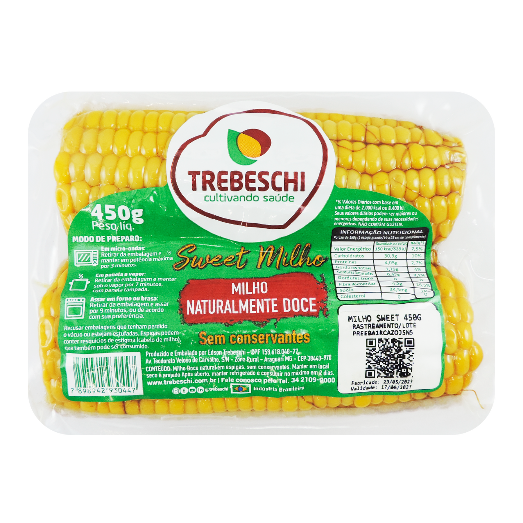 Milho Doce Trebeschi 450g