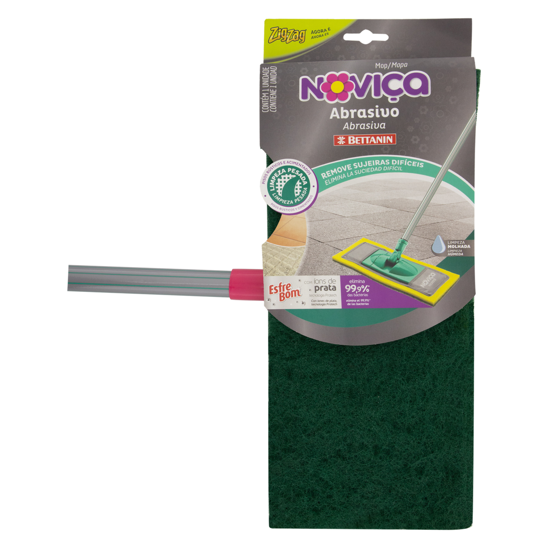 Mop Abrasivo Novi&ccedil;a Zig Zag&nbsp;