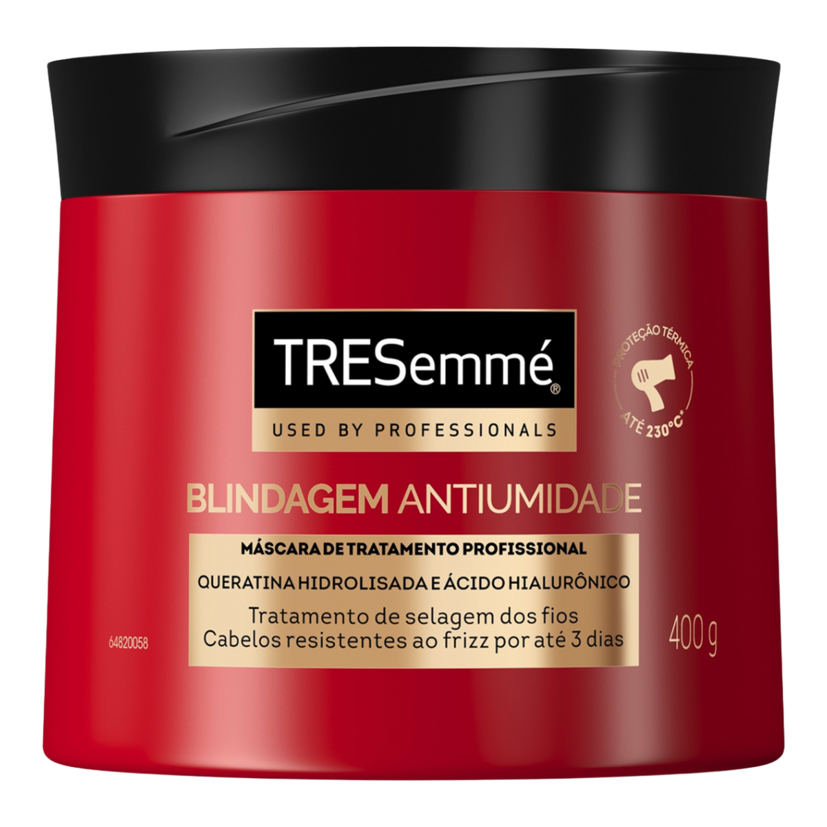 M&aacute;scara de Tratamento Blindagem Antiumidade TRESemm&eacute; Pote 400g