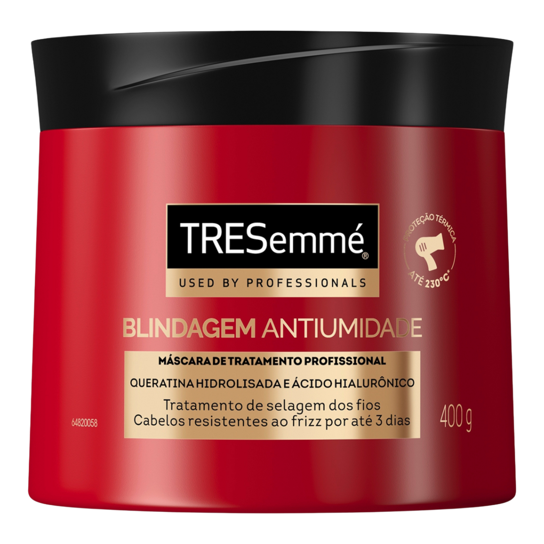 M&aacute;scara de Tratamento Blindagem Antiumidade TRESemm&eacute; Pote 400g