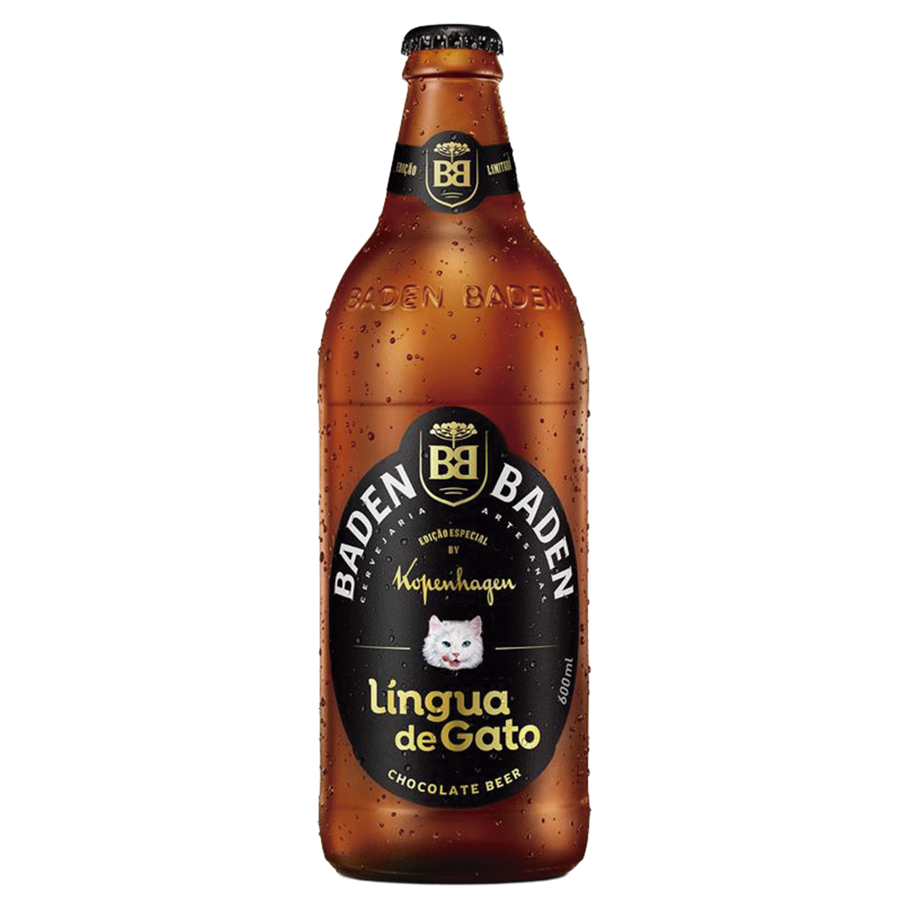 Cerveja Dark Ale Stout L&iacute;ngua de Gato Baden Baden Garrafa 600ml - Edi&ccedil;&atilde;o Especial by Kopenhagen